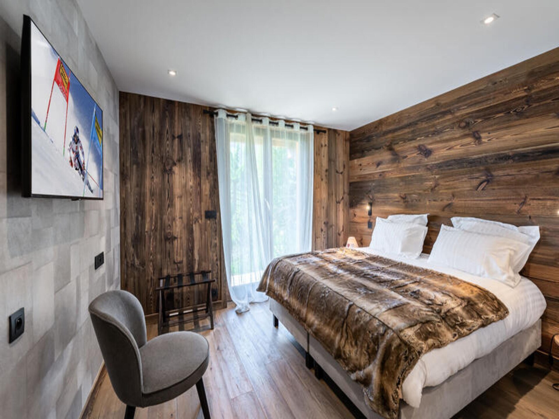 Ruim chalet-appartement voor 12 personen aan de piste in Megève - foto 21