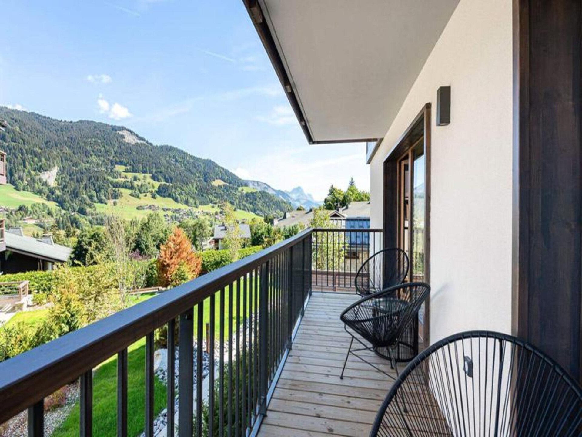 Résidence Stallion B: Ruim appartement met zwembad & sauna in Megève - foto 38
