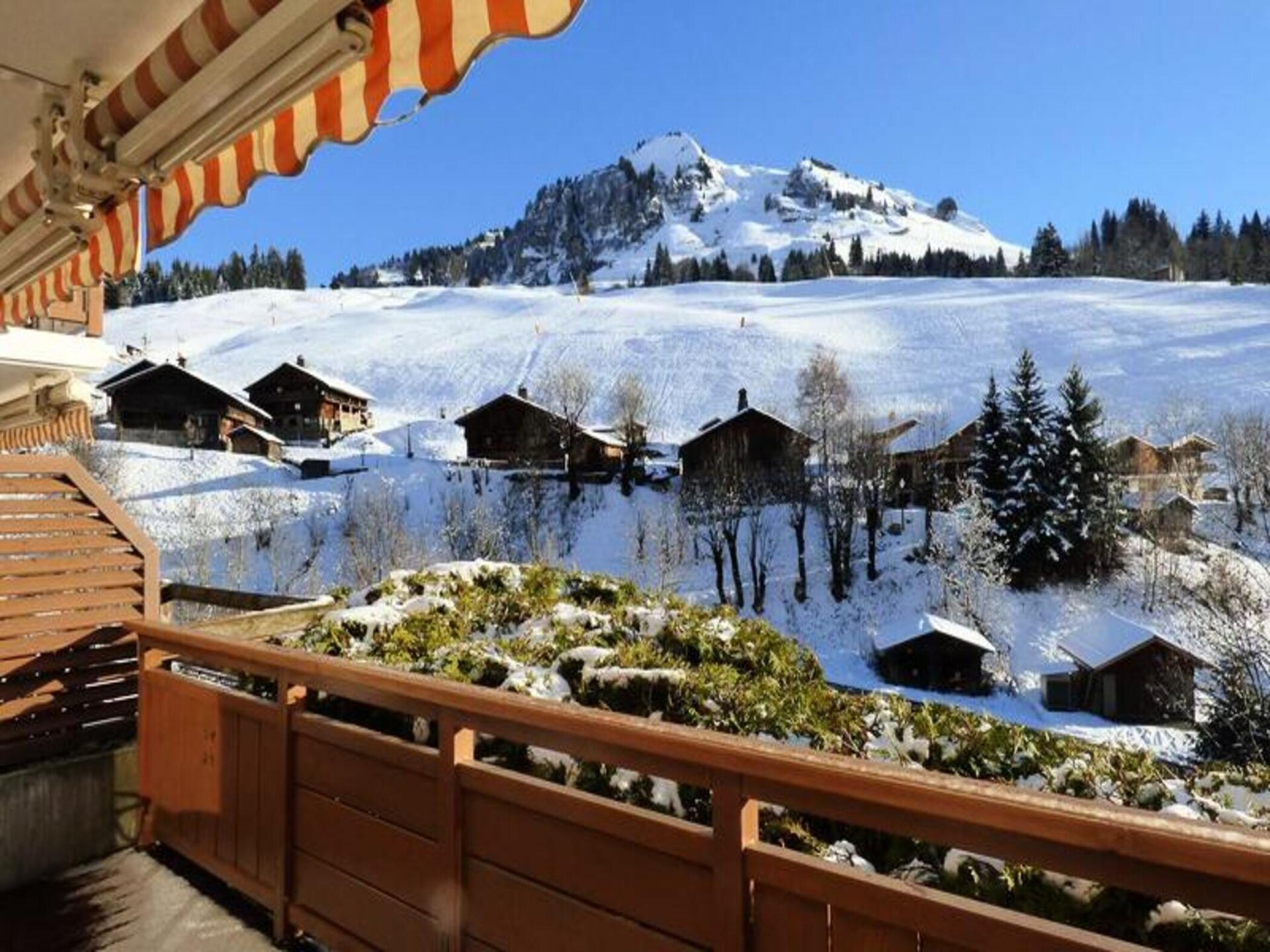 Appartement 6 pers. aan de piste in Le Grand Bornand met balkon op zuiden - foto 31