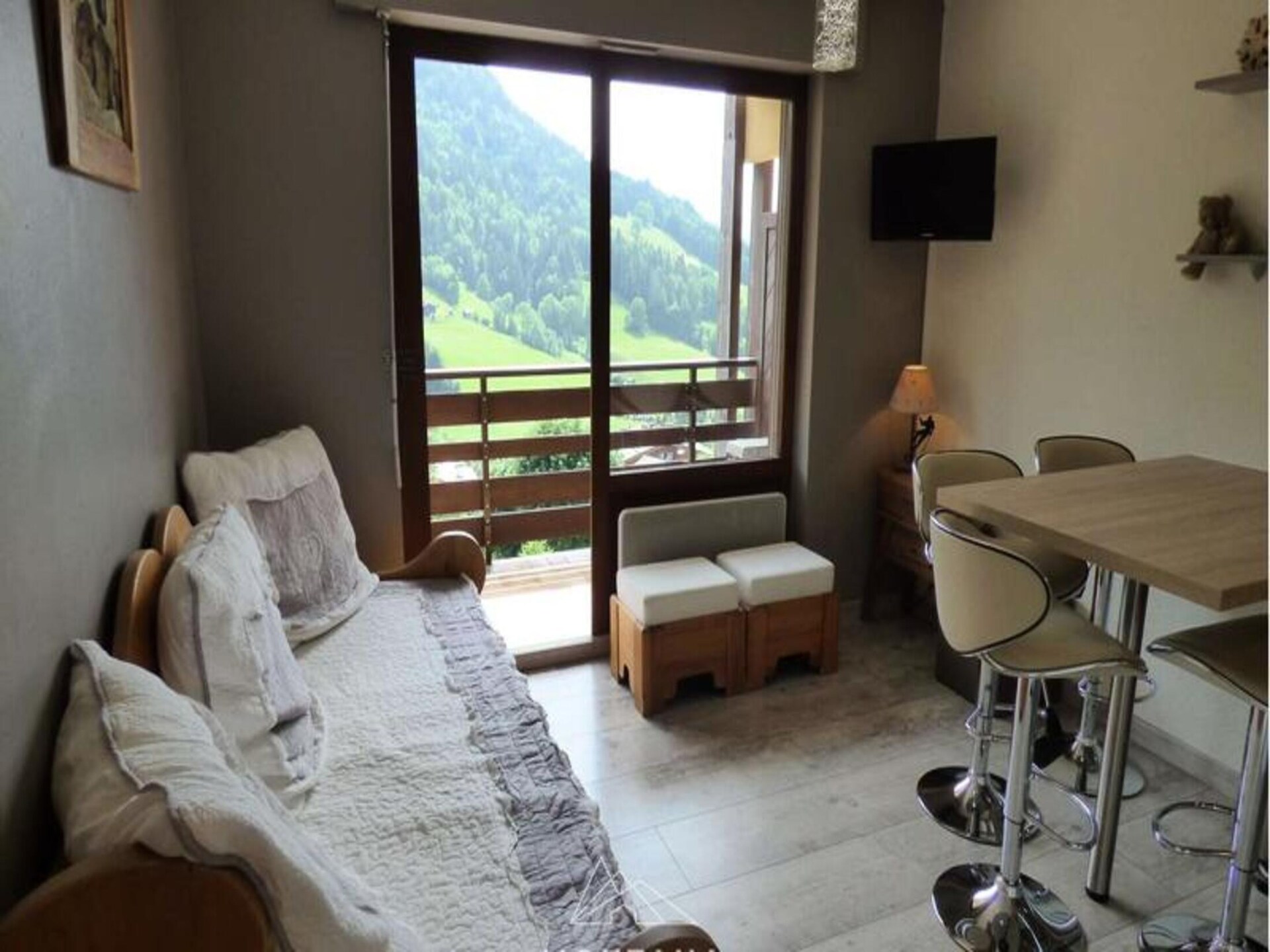 Knusse studio op het zuidwesten met uitzicht op de Aravis in Le Grand Bornand - foto 3