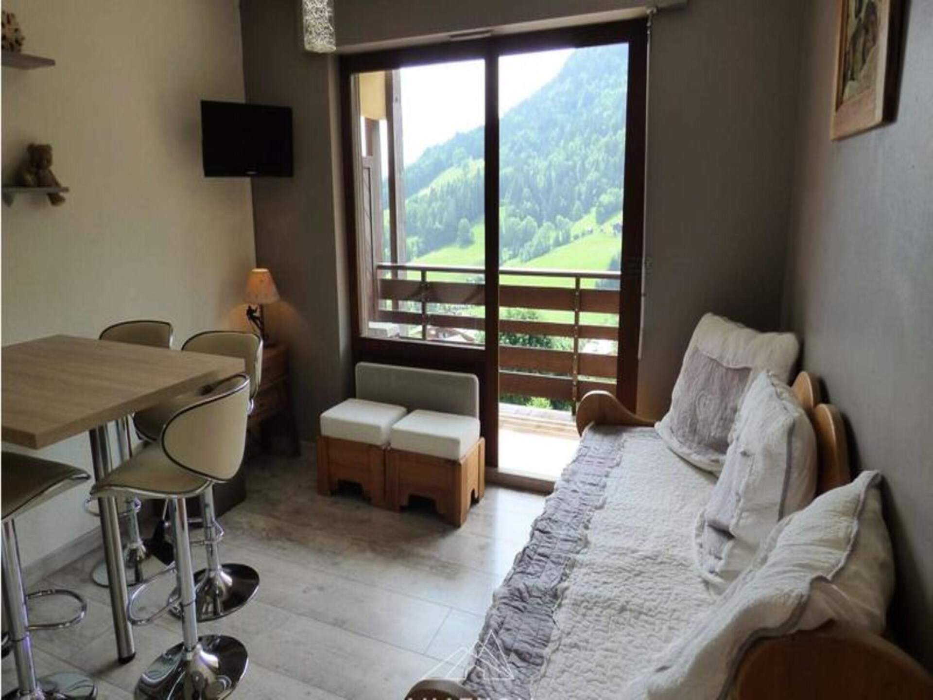 Knusse studio op het zuidwesten met uitzicht op de Aravis in Le Grand Bornand - foto 15