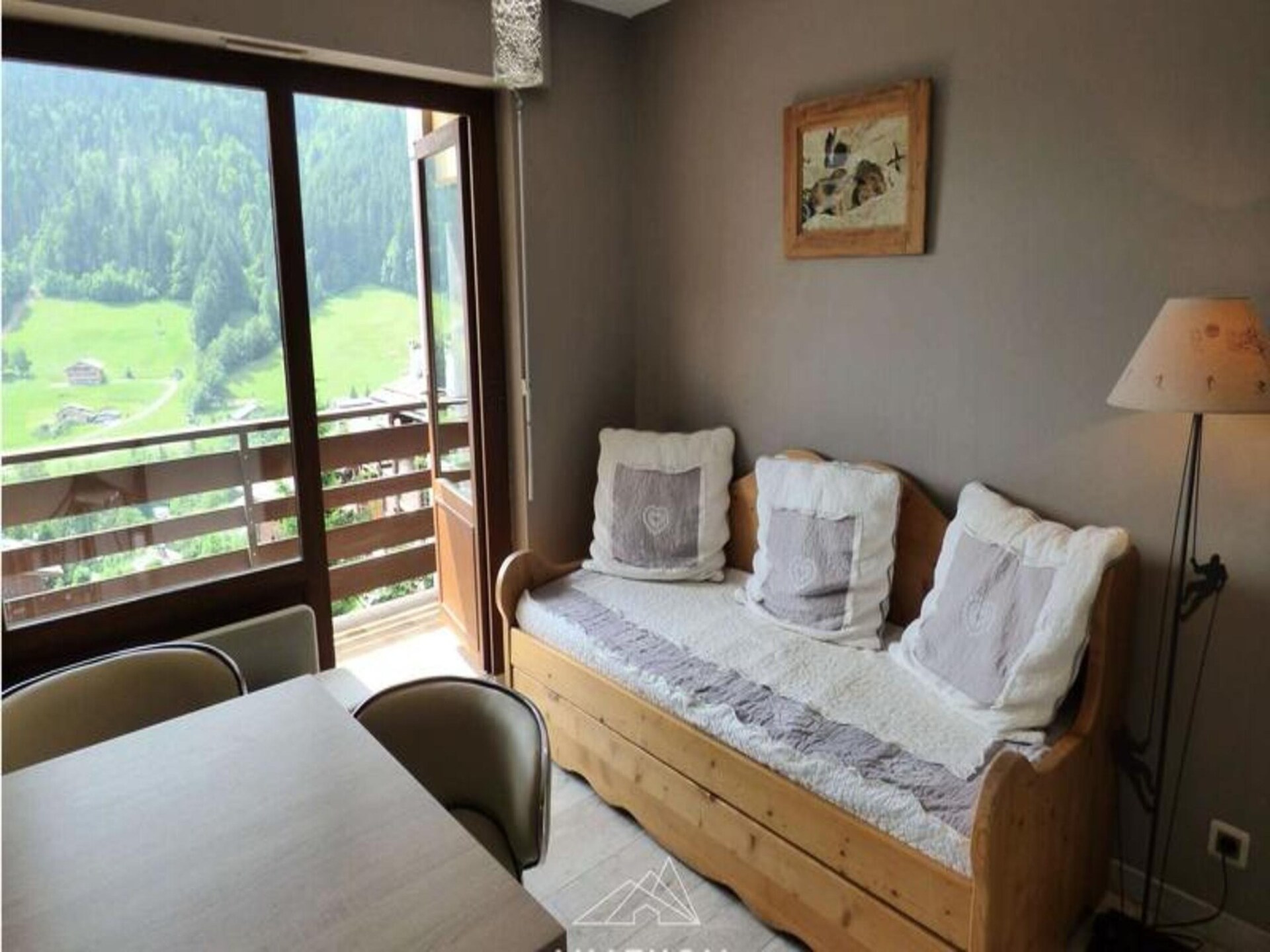 Knusse studio op het zuidwesten met uitzicht op de Aravis in Le Grand Bornand - foto 14