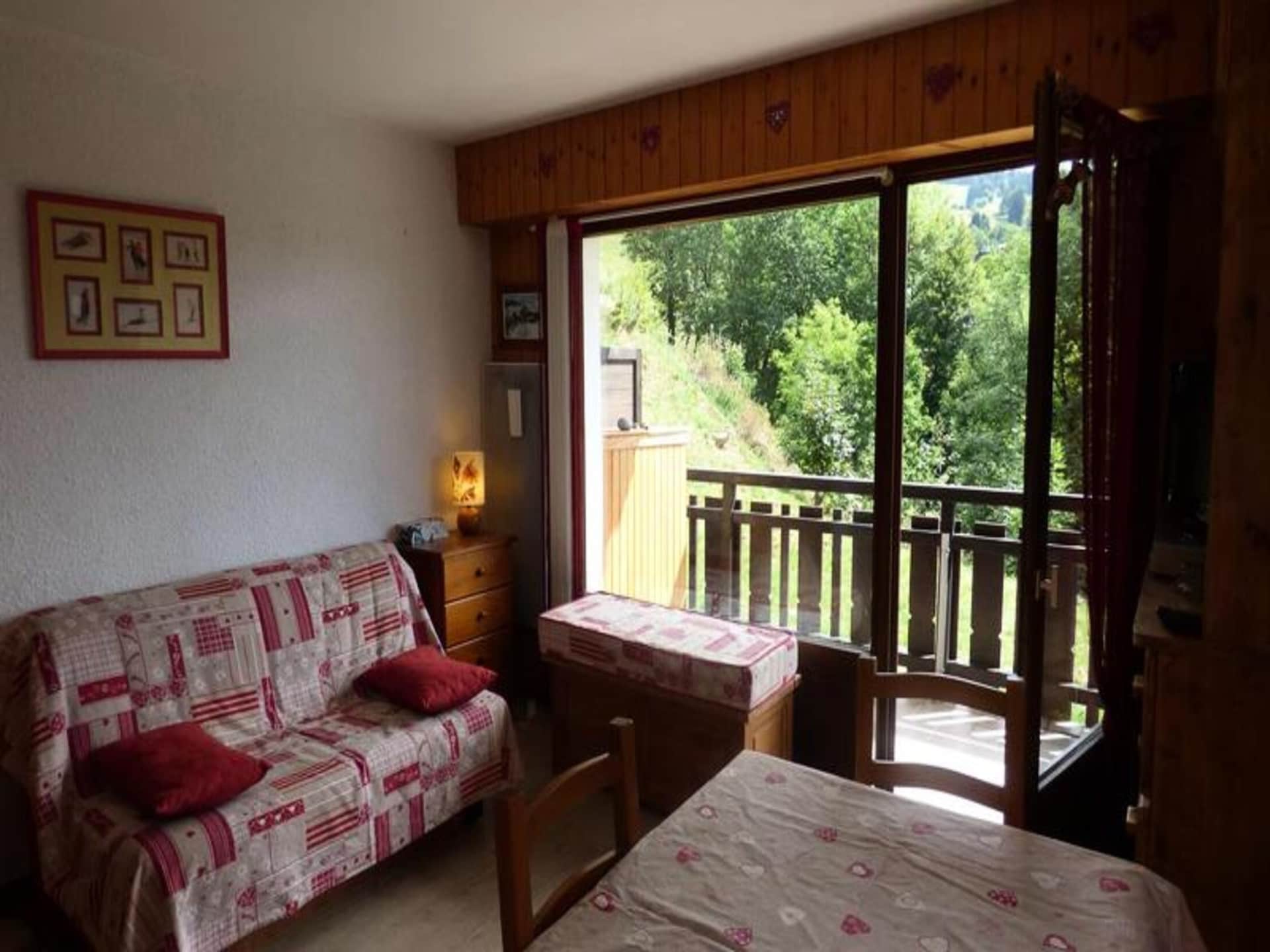 Knusse studio op het zuidoosten met balkon en uitzicht in Le Grand Bornand - foto 15