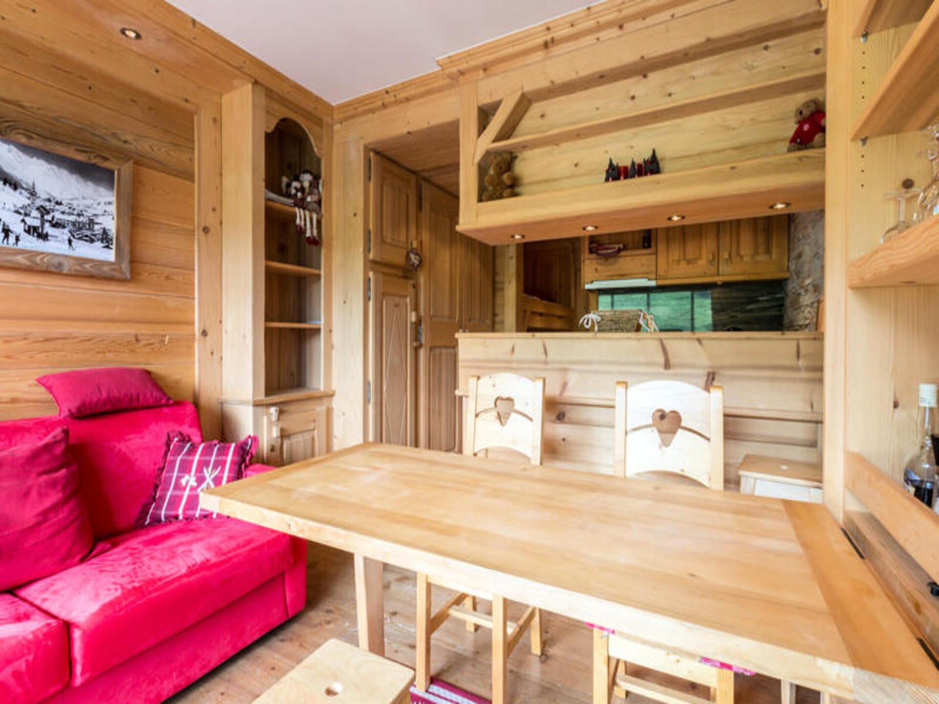 Knusse studio voor 4 aan de voet van de Aravis met uitzicht - foto 13