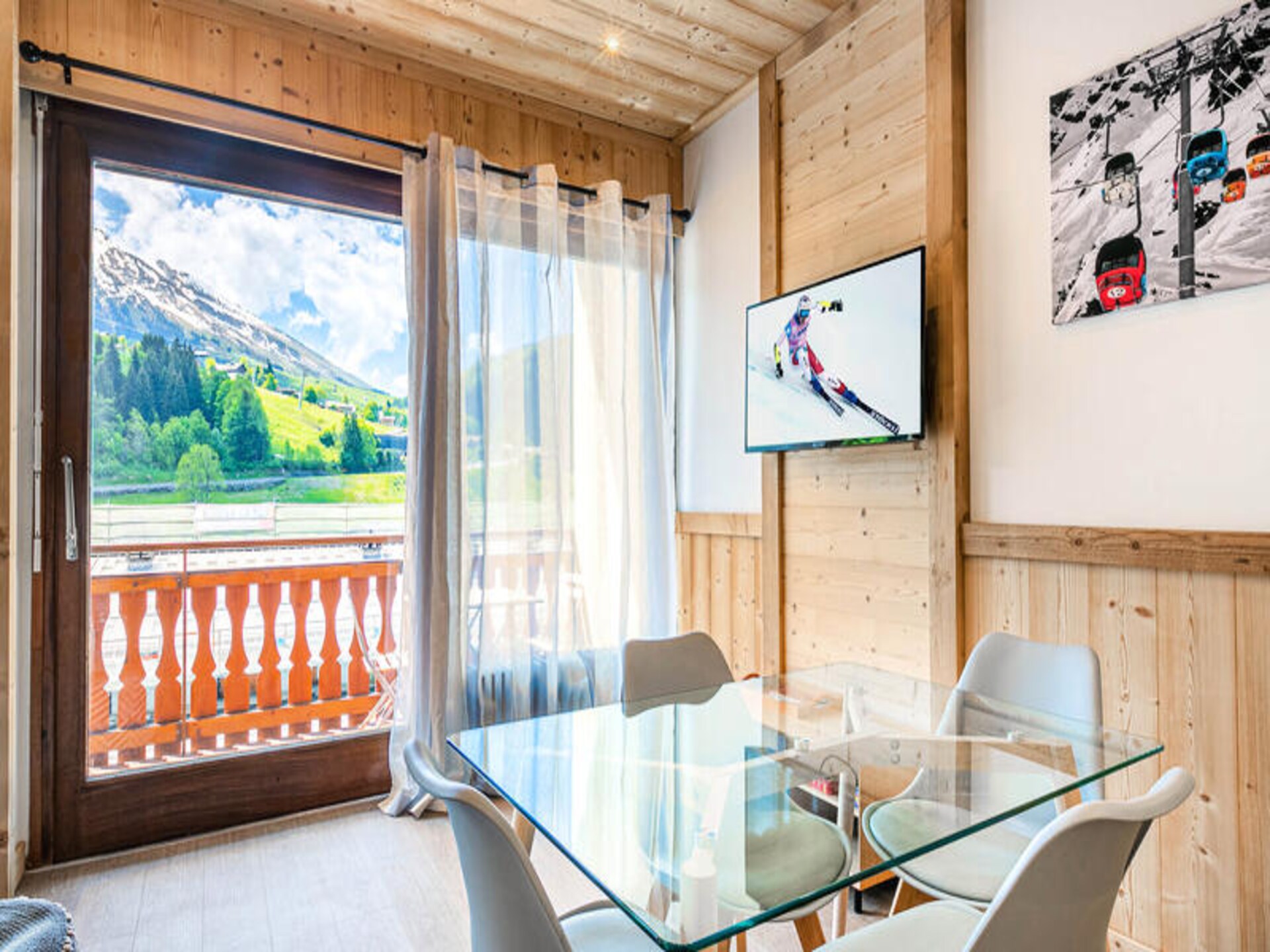 Knus studio-appartement met balkon en bergzicht in het hart van La Clusaz - foto 13