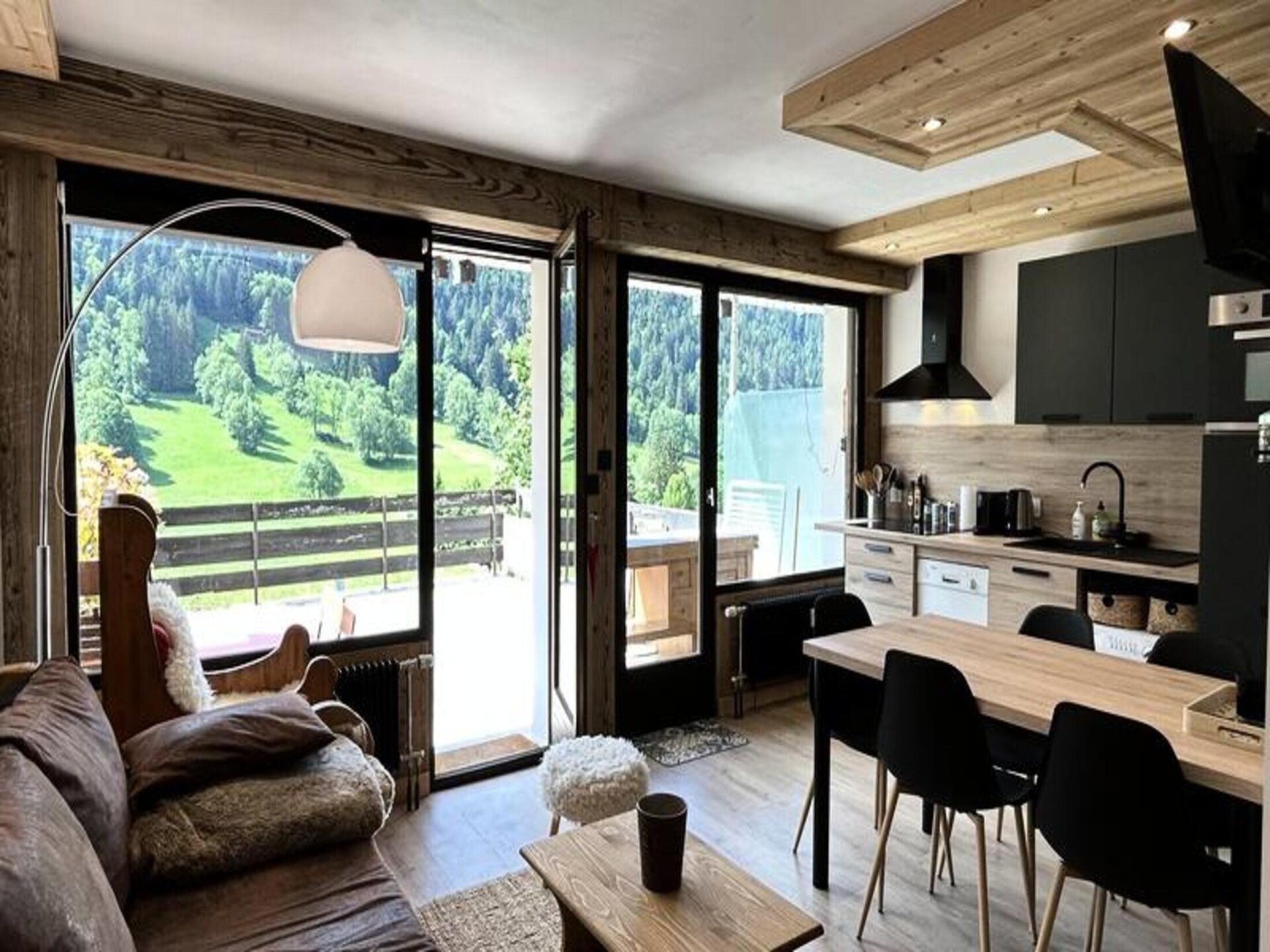 Knusse studio aan de piste met panoramisch uitzicht op de Aravis - foto 12