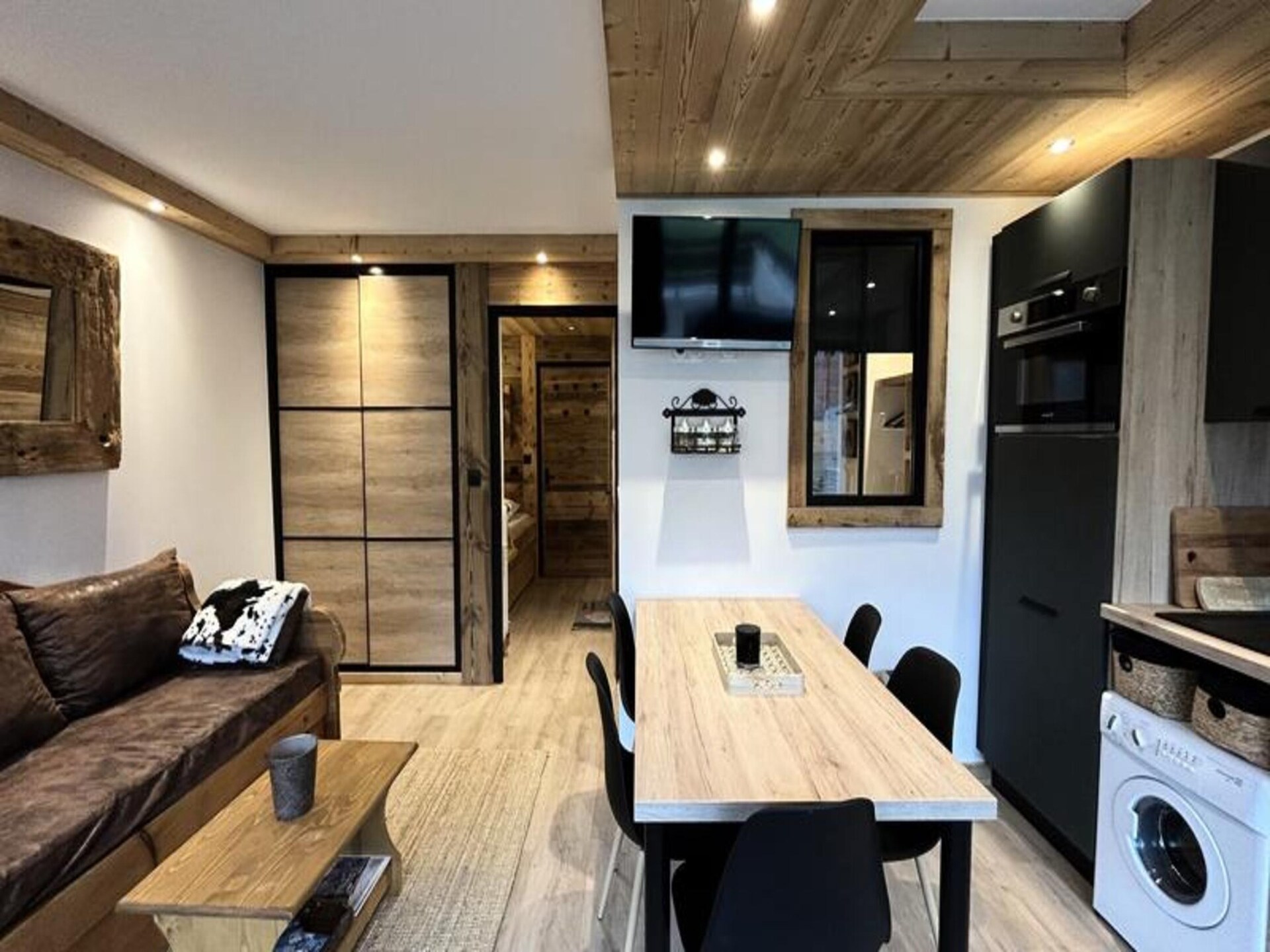 Knusse studio aan de piste met panoramisch uitzicht op de Aravis - foto 13