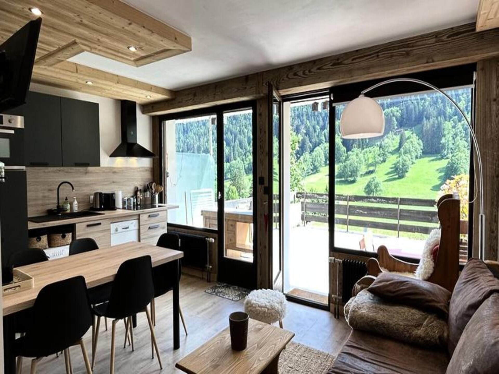 Knusse studio aan de piste met panoramisch uitzicht op de Aravis - foto 3