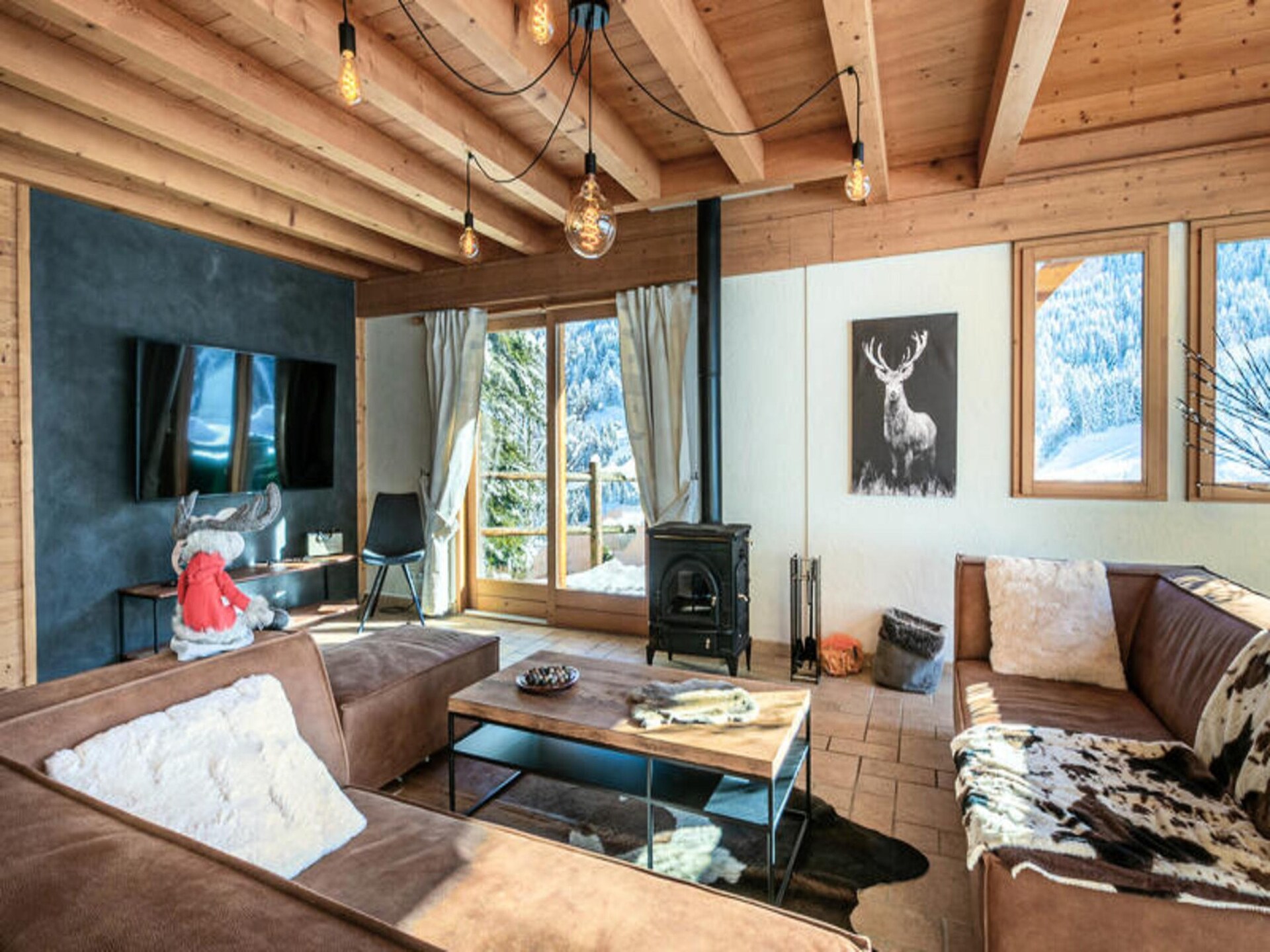 Ruim chalet voor 13 personen met sauna en terras nabij de pistes in La Clusaz - foto 22