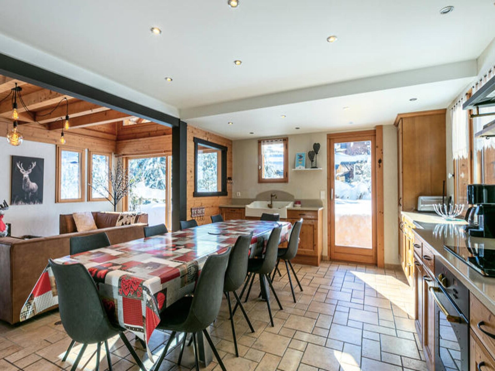 Ruim chalet voor 13 personen met sauna en terras nabij de pistes in La Clusaz - foto 24