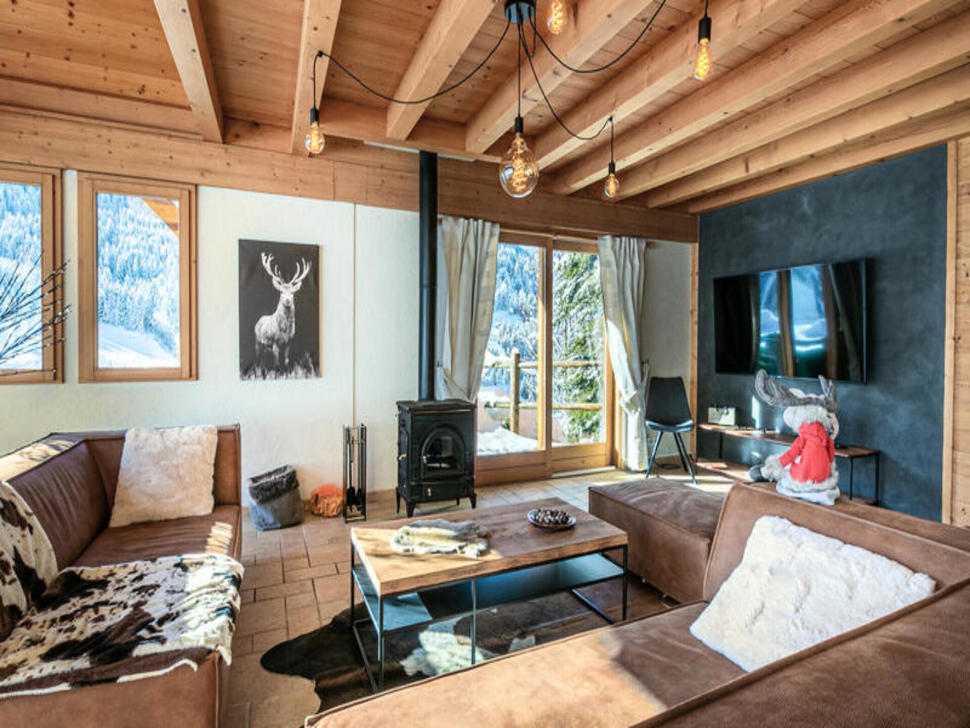 Ruim chalet voor 13 personen met sauna en terras nabij de pistes in La Clusaz - foto 8