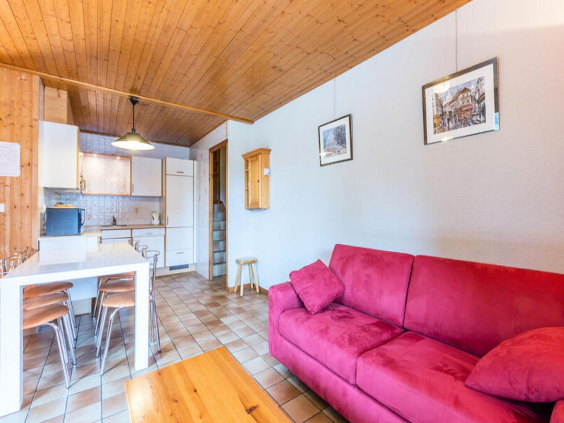 Chalet Gord: knus appartement aan de langlaufloipes op het Plateau des Confins - foto 11
