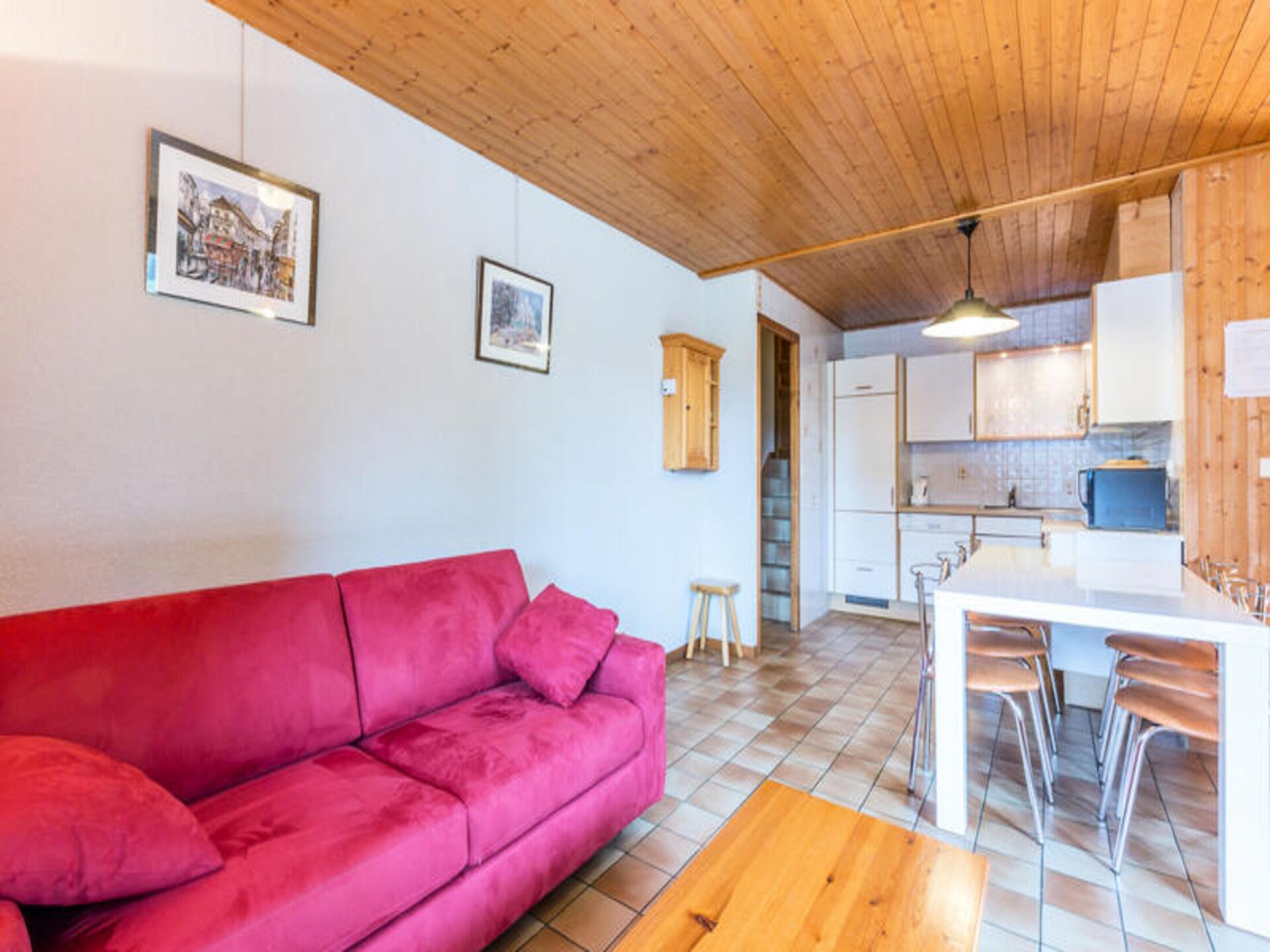 Chalet Gord: knus appartement aan de langlaufloipes op het Plateau des Confins - foto 12