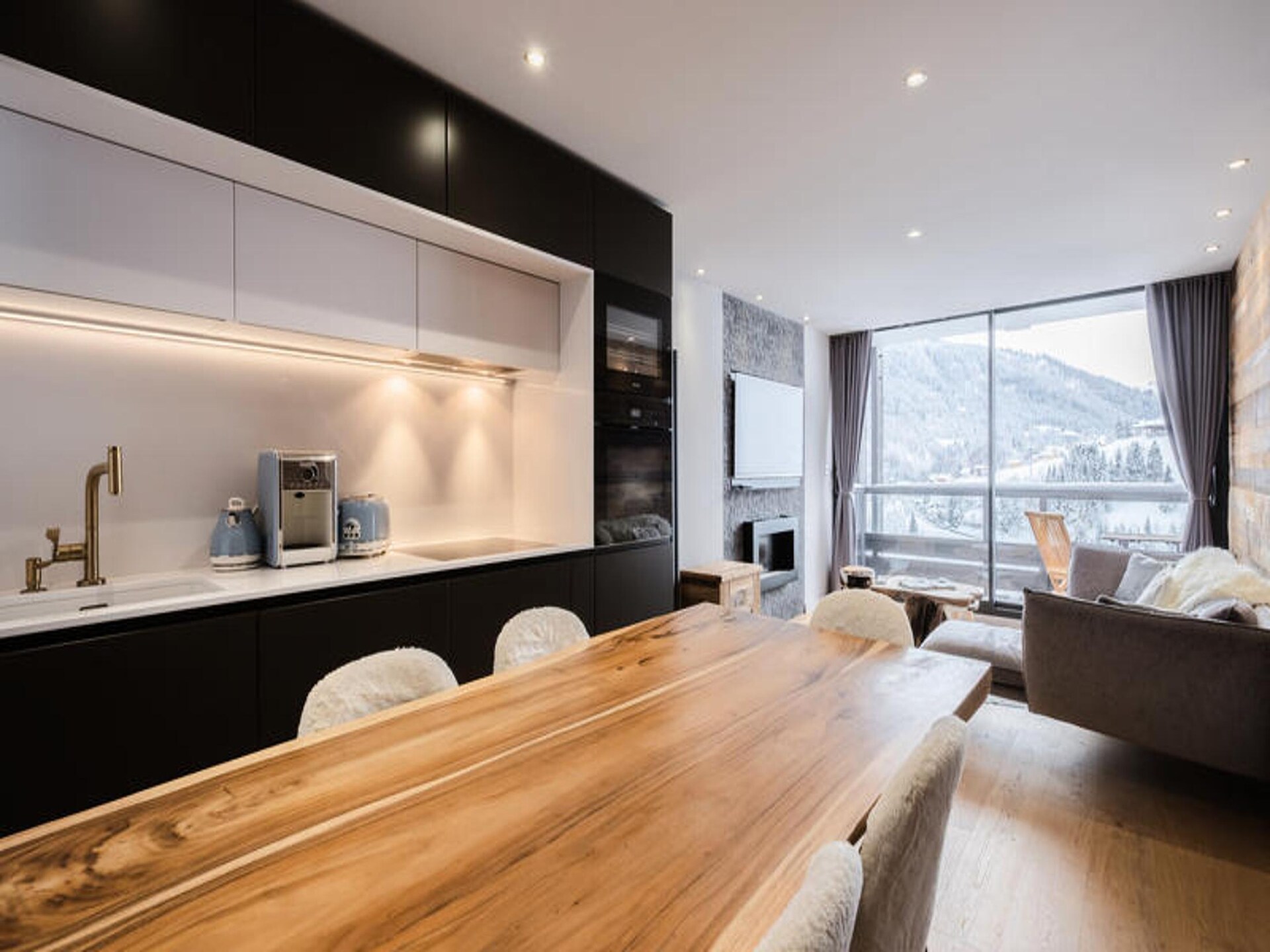 Rustiek appartement voor 6 personen met balkon en uitzicht op La Clusaz - foto 12