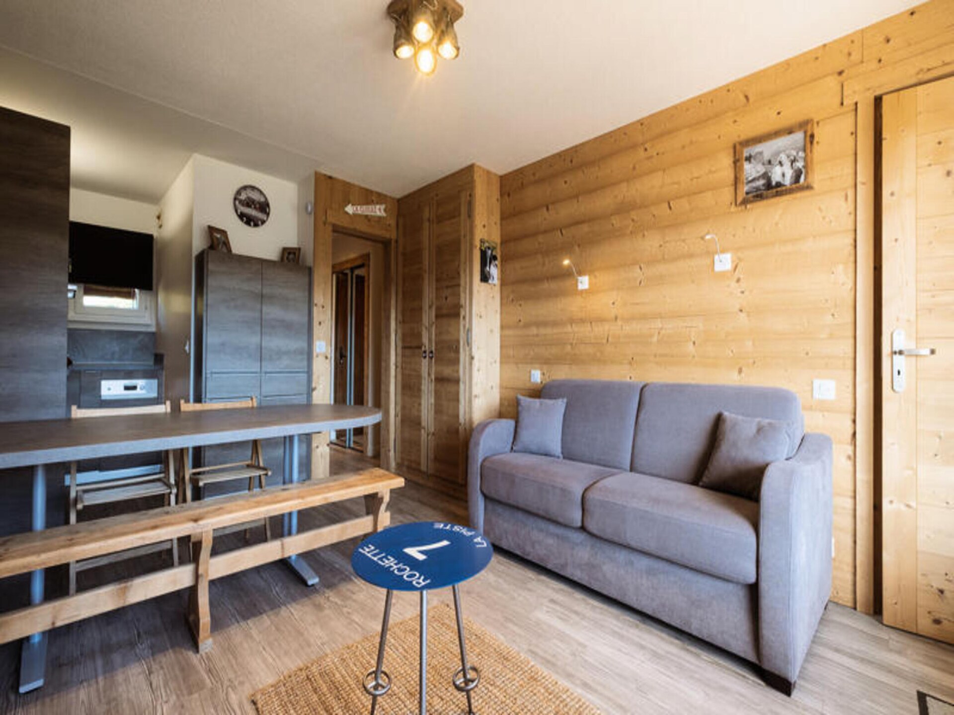 Zonnig studio-appartement voor 6 met uitzicht op de Aravis, La Clusaz - foto 27