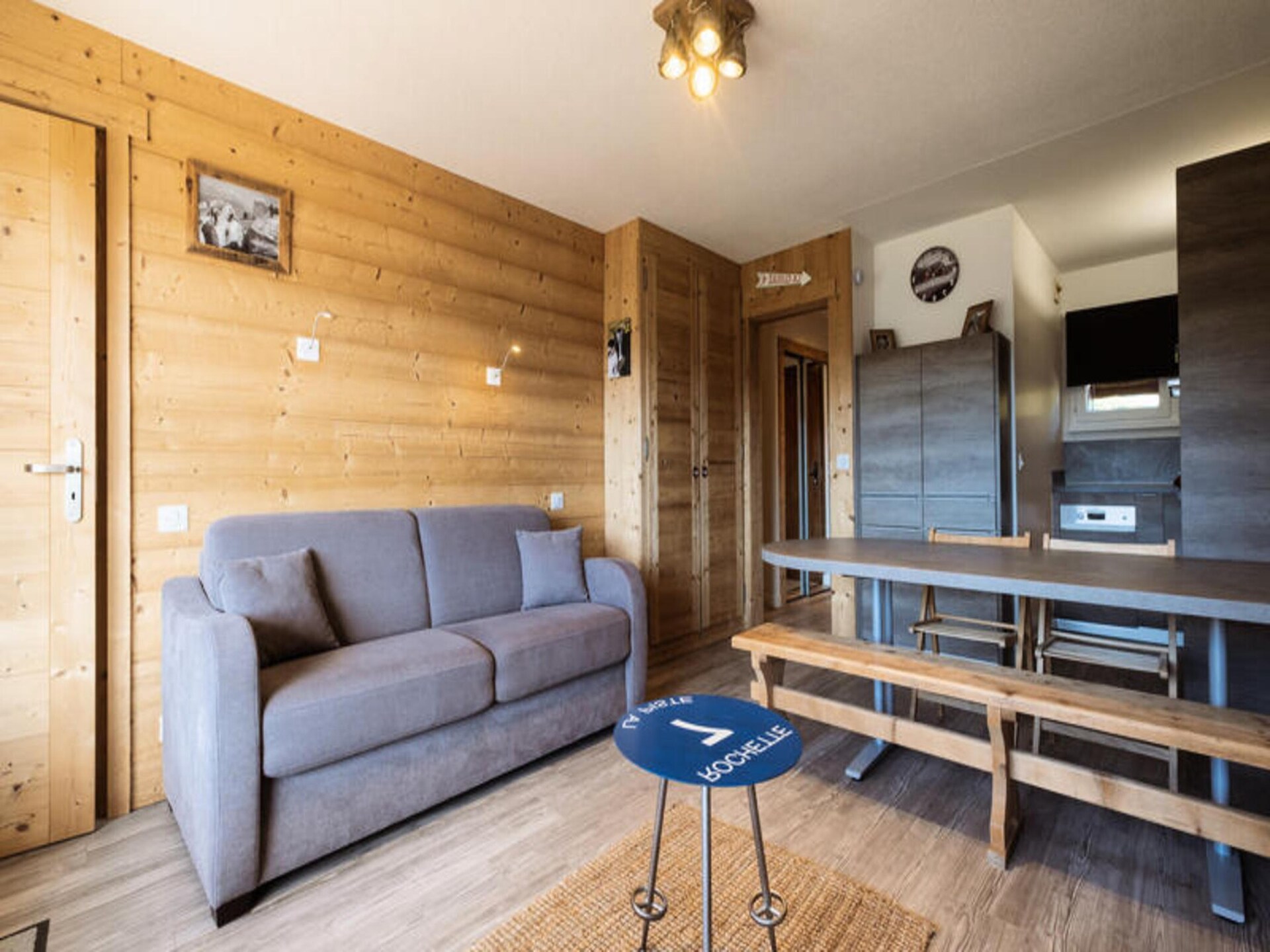 Zonnig studio-appartement voor 6 met uitzicht op de Aravis, La Clusaz - foto 11