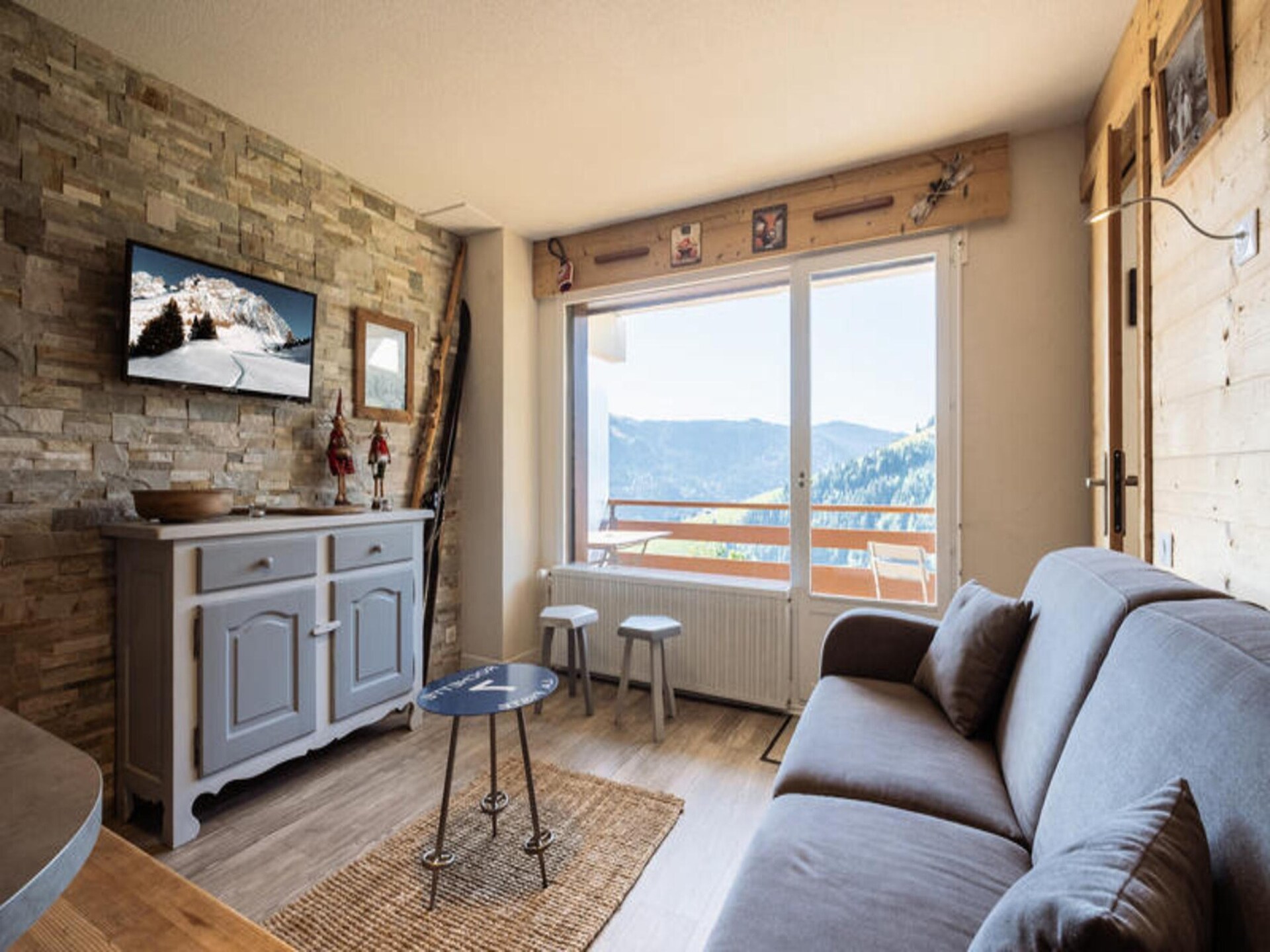 Zonnig studio-appartement voor 6 met uitzicht op de Aravis, La Clusaz - foto 31