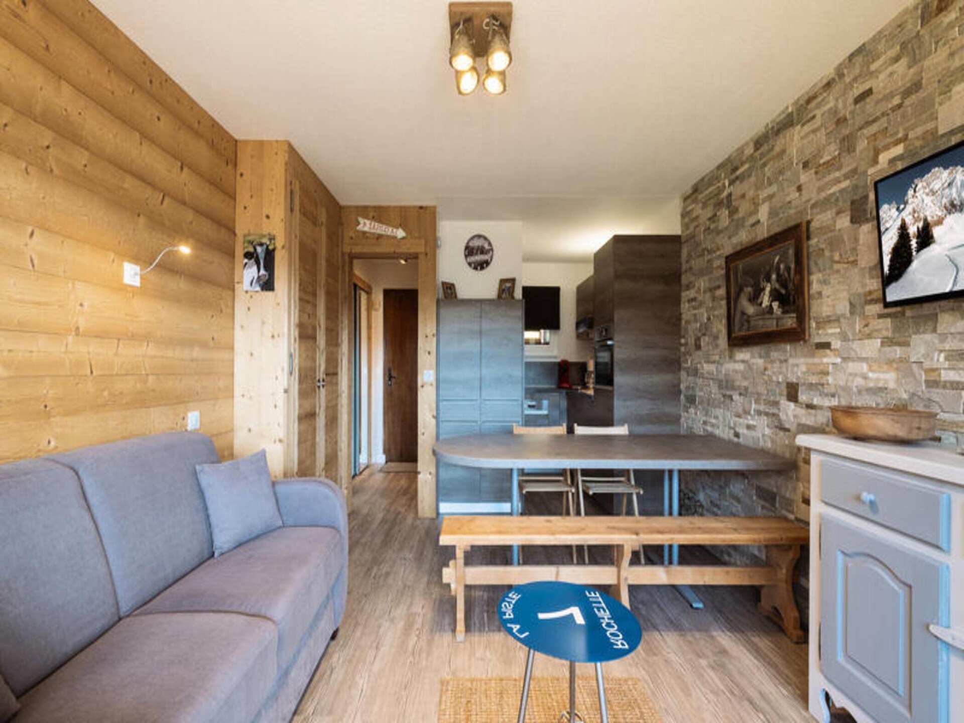 Zonnig studio-appartement voor 6 met uitzicht op de Aravis, La Clusaz - foto 33