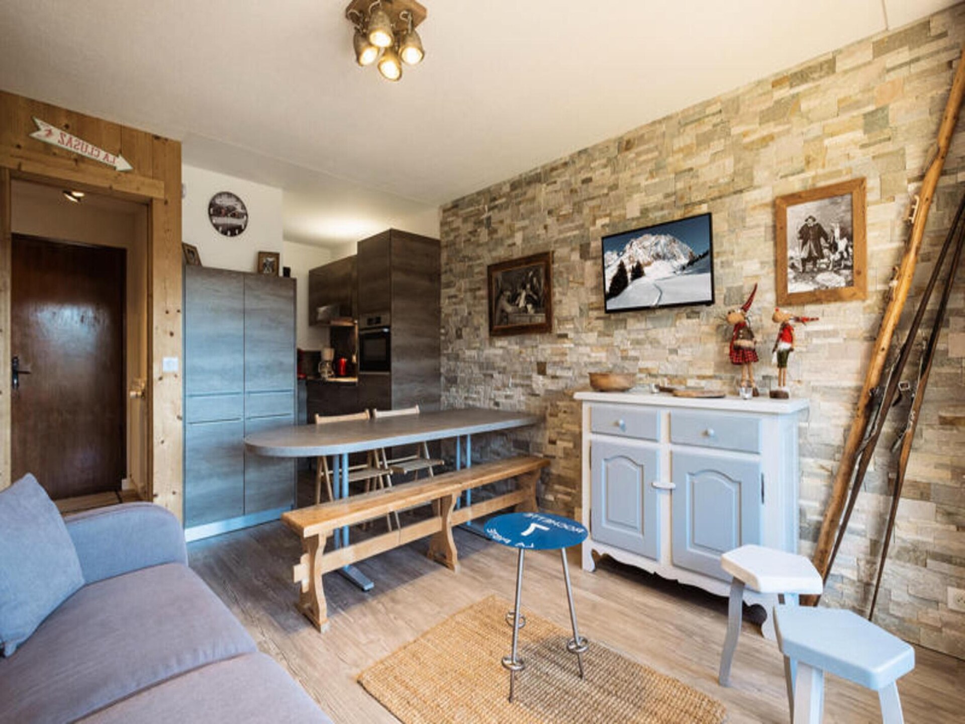 Zonnig studio-appartement voor 6 met uitzicht op de Aravis, La Clusaz - foto 34