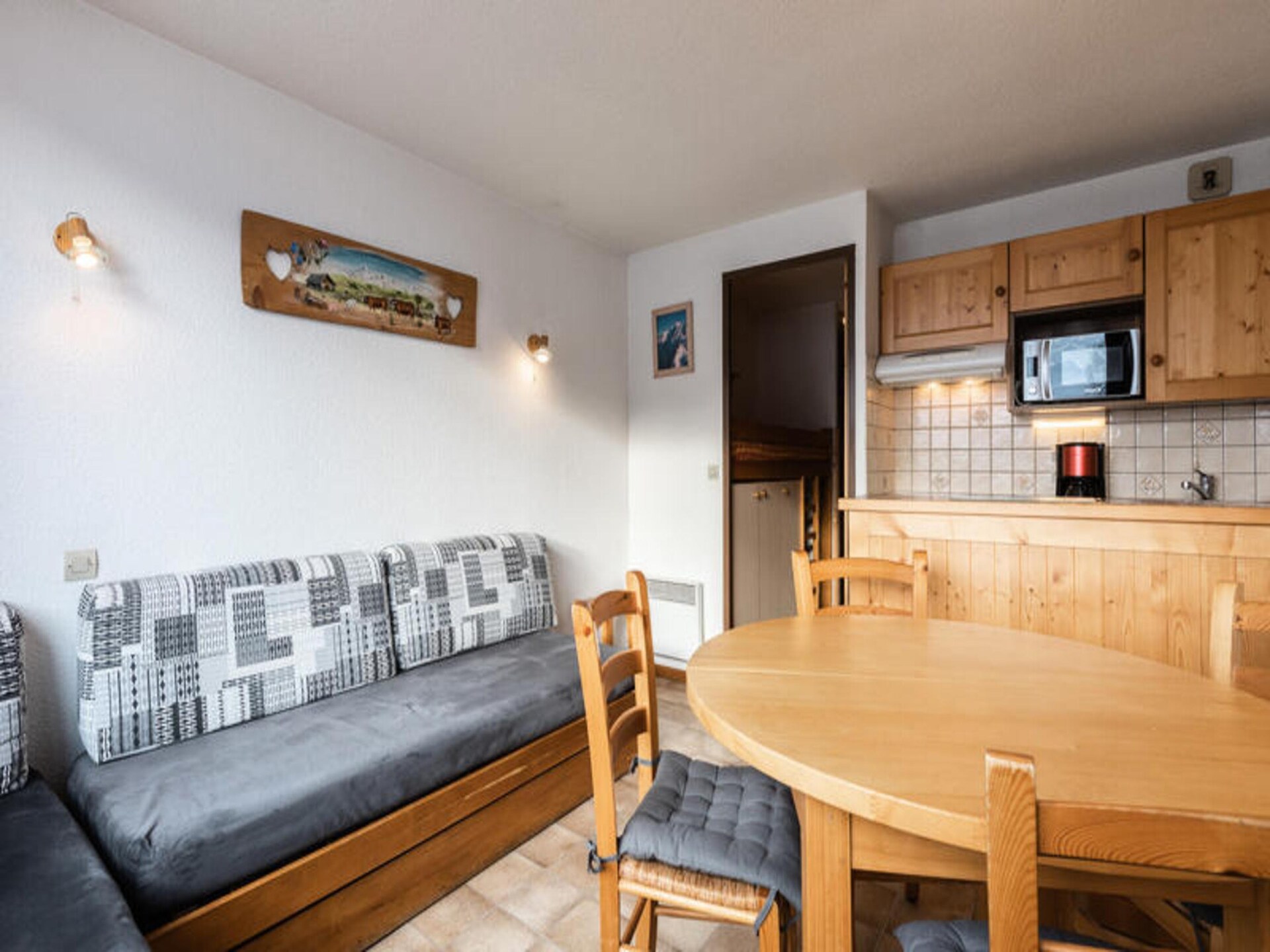 Knusse studio voor 5 met balkon en uitzicht, 250m van de piste in La Clusaz - foto 5