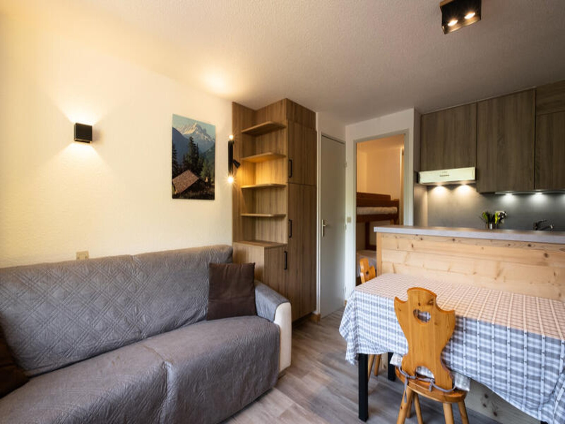 Zonnig studio-appartement in La Clusaz met balkon en uitzicht op de piste - foto 7