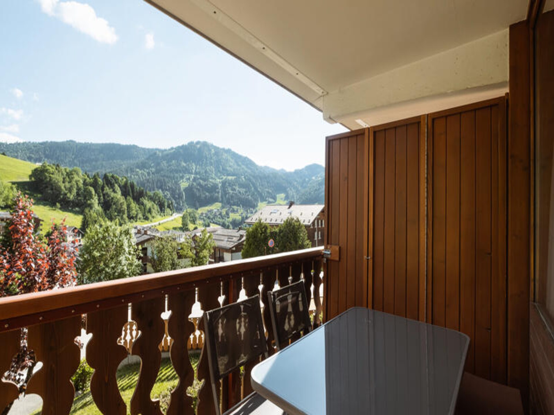 Zonnig studio-appartement in La Clusaz met balkon en uitzicht op de piste - foto 15