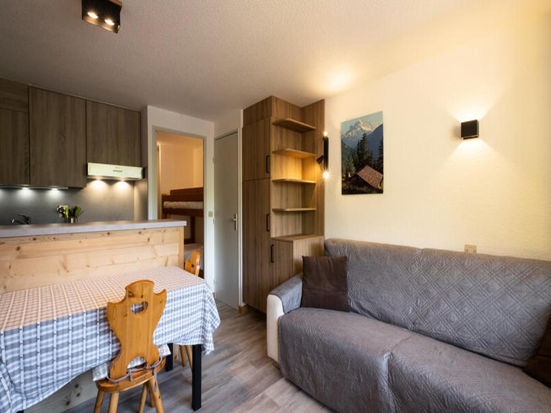 Zonnig studio-appartement in La Clusaz met balkon en uitzicht op de piste - foto 28