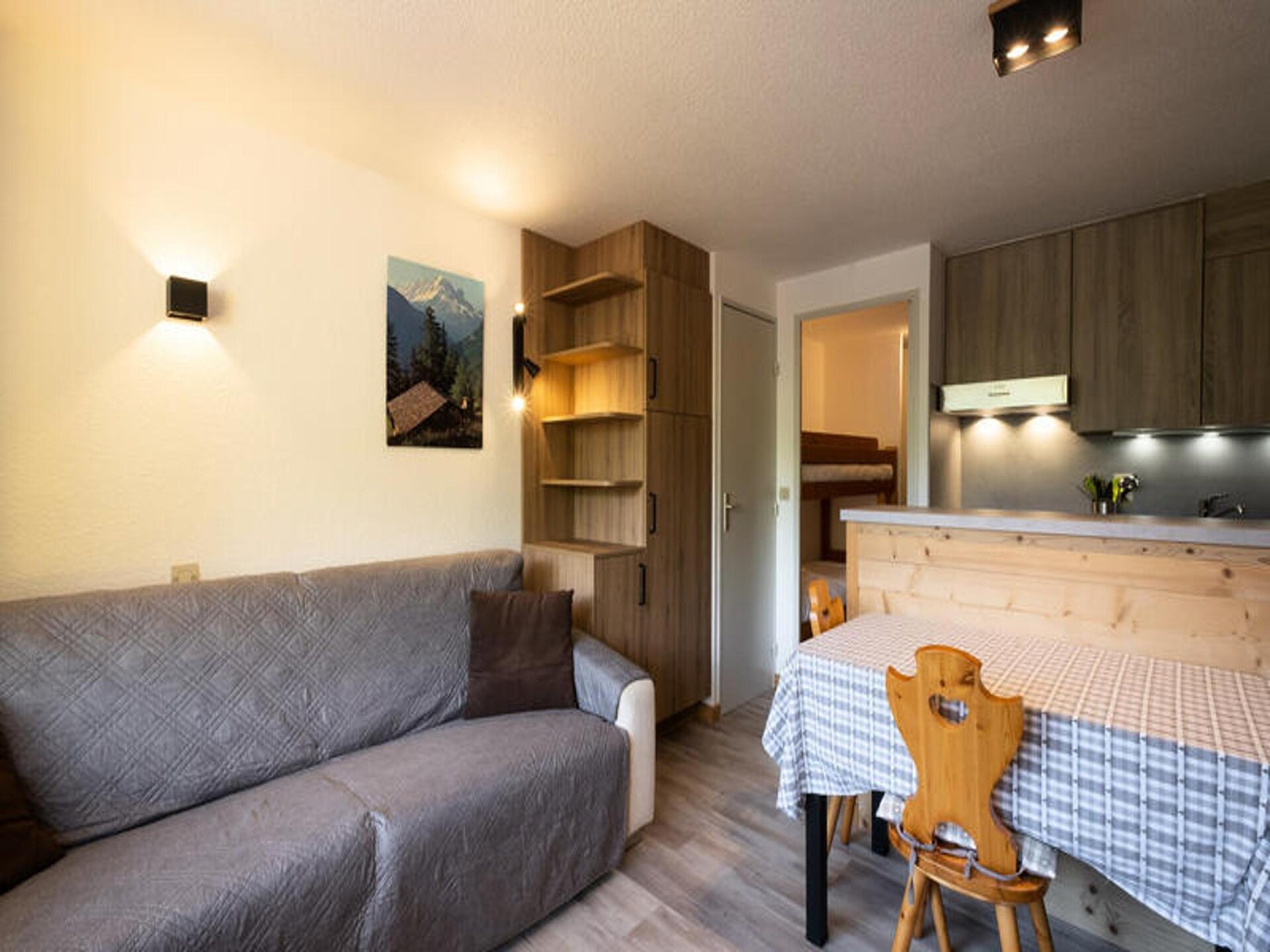 Zonnig studio-appartement in La Clusaz met balkon en uitzicht op de piste - foto 29