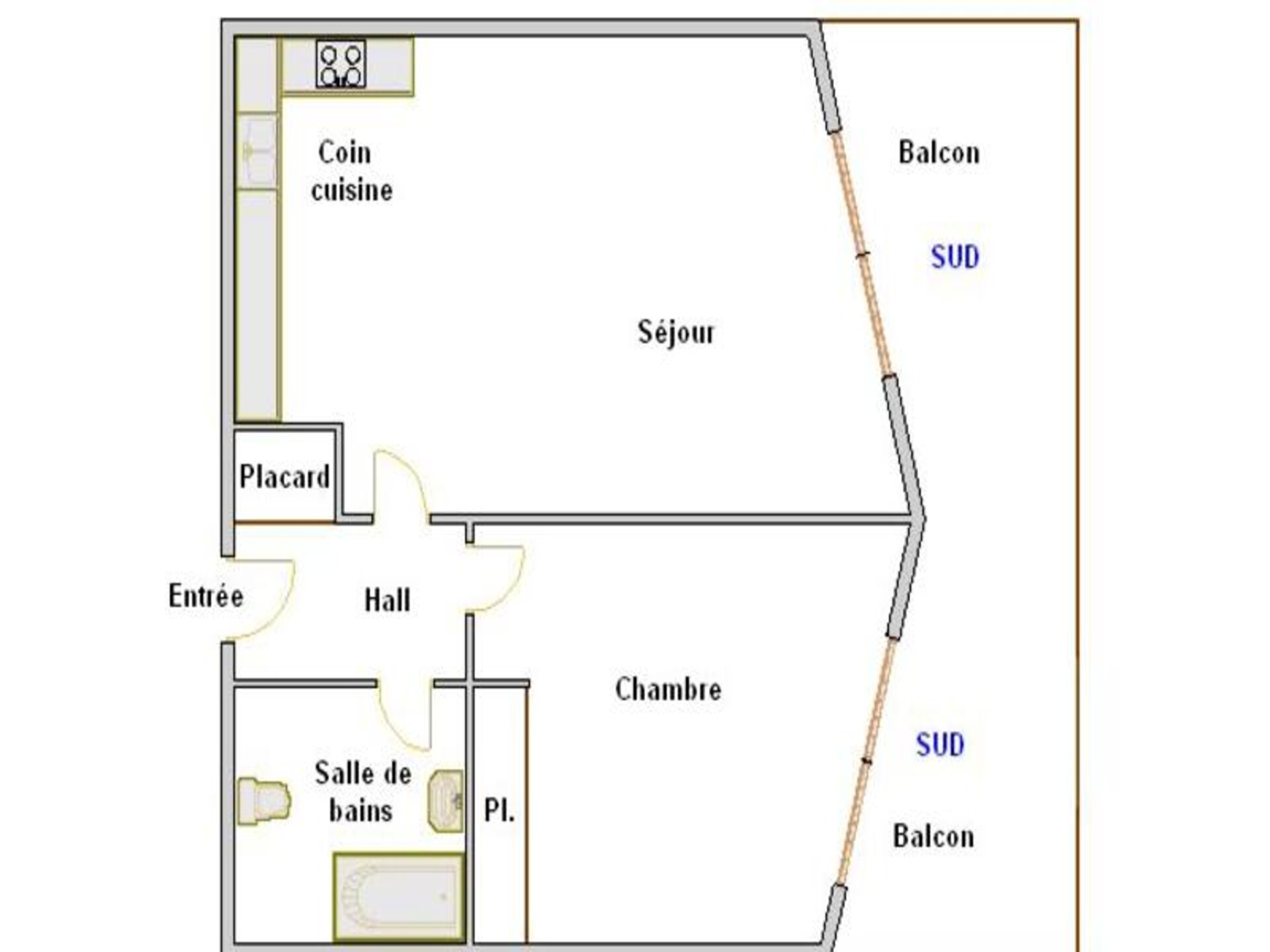 Licht appartement met zuidbalkon, 200m van de pistes in La Clusaz - foto 14