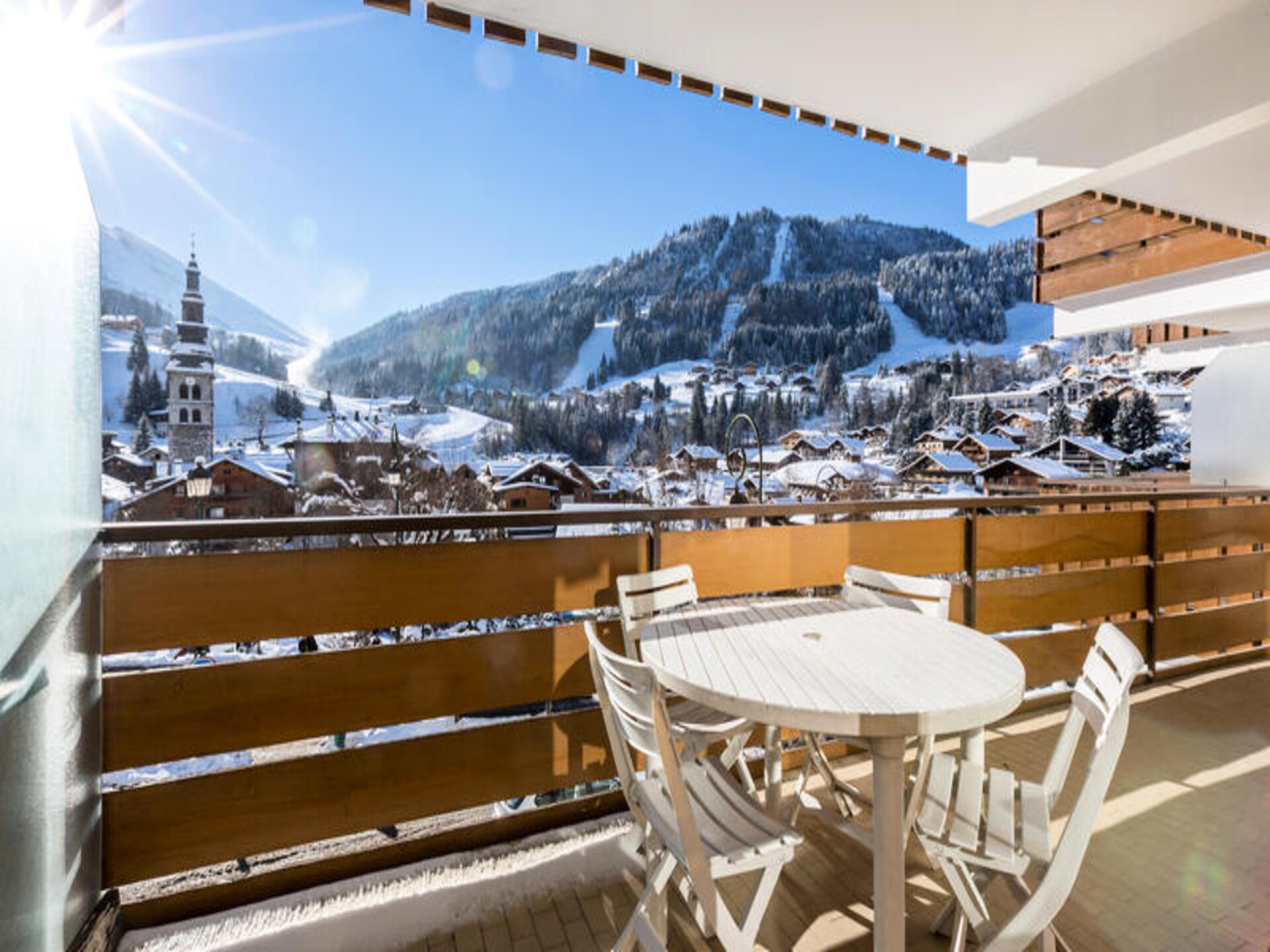 Licht appartement met zuidbalkon, 200m van de pistes in La Clusaz - foto 15