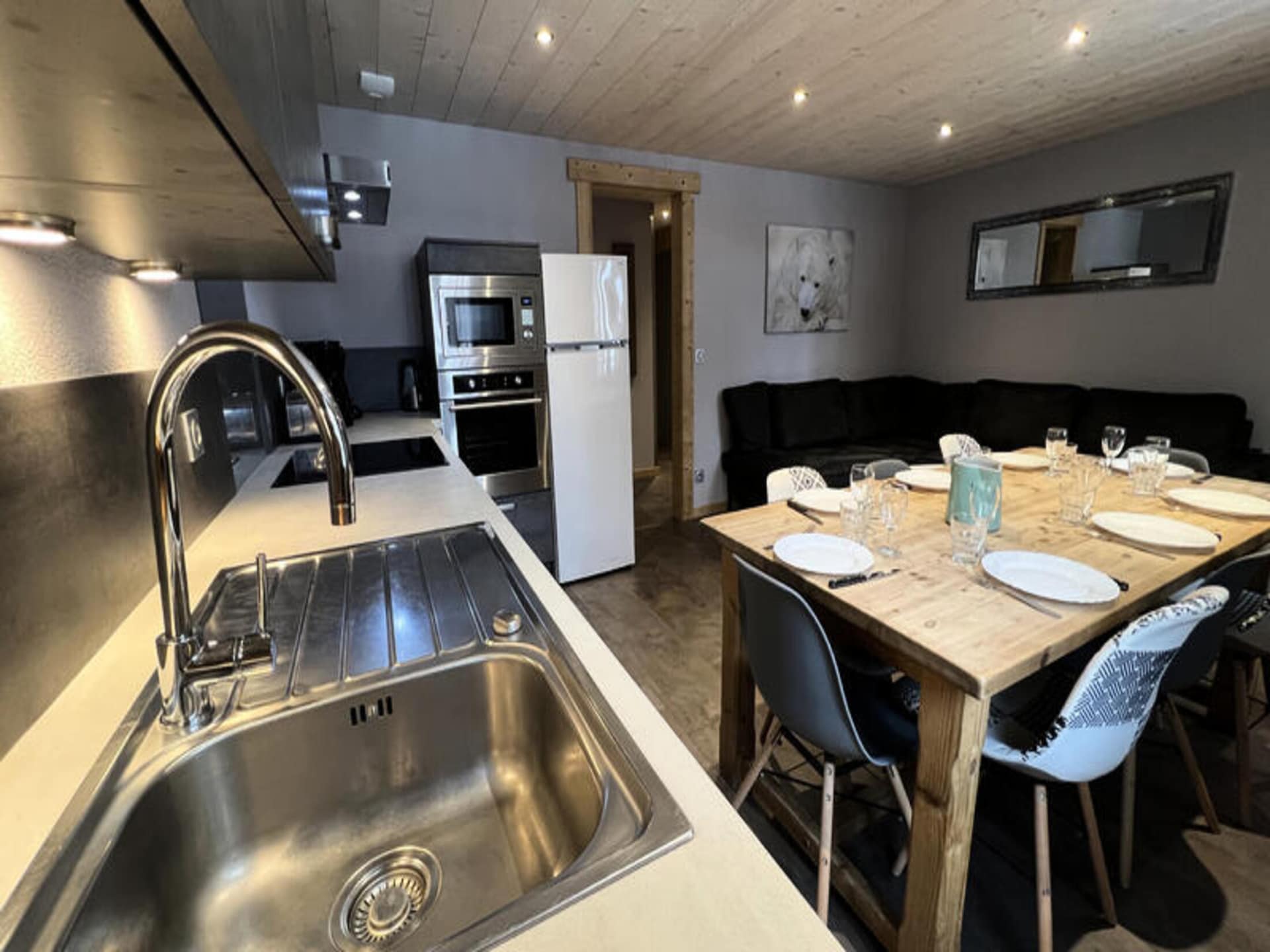 Ruim 8-persoons appartement op 100 meter van de piste in La Clusaz - foto 4