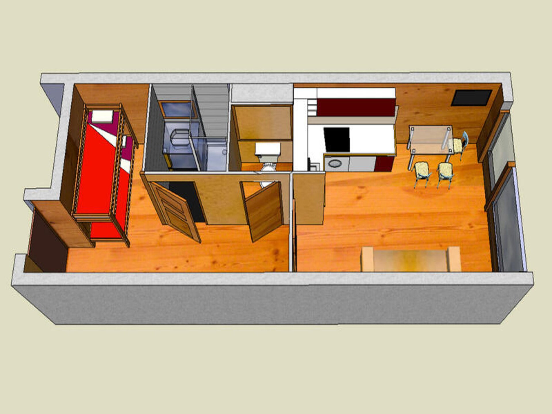 Gerenoveerd studio-appartement met balkon en uitzicht op de pistes in La Clusaz - foto 16