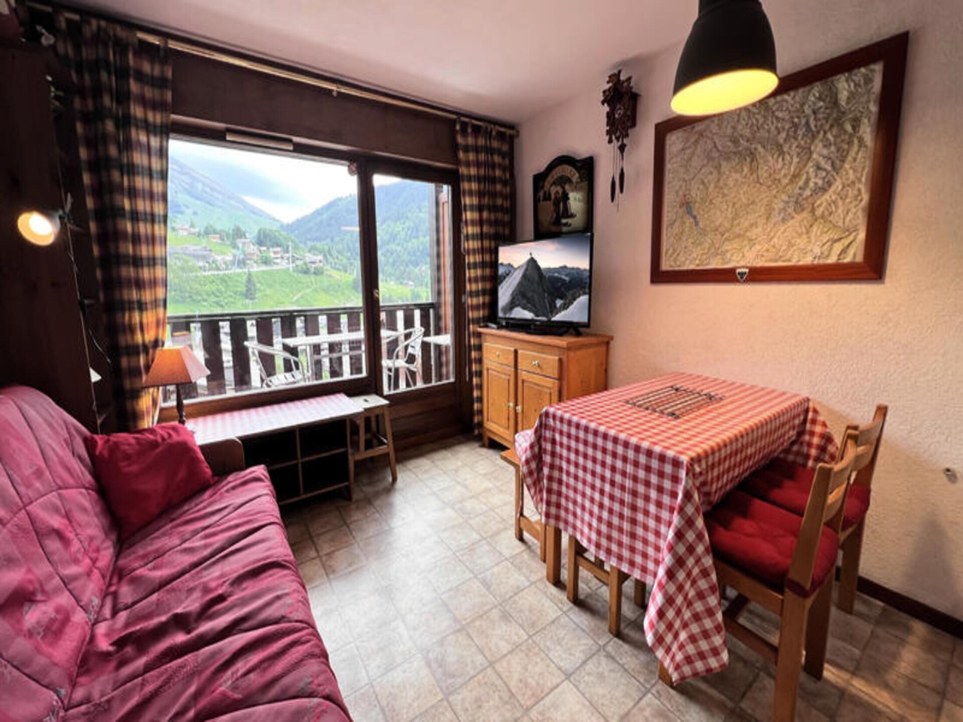 Knusse studio voor 4 op de piste in La Clusaz met zuidbalkon - foto 2