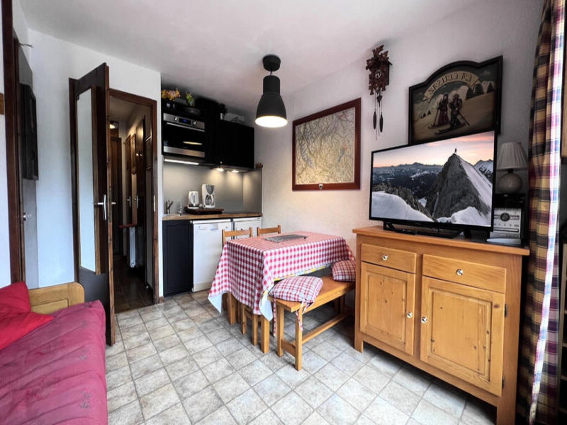 Knusse studio voor 4 op de piste in La Clusaz met zuidbalkon - foto 16