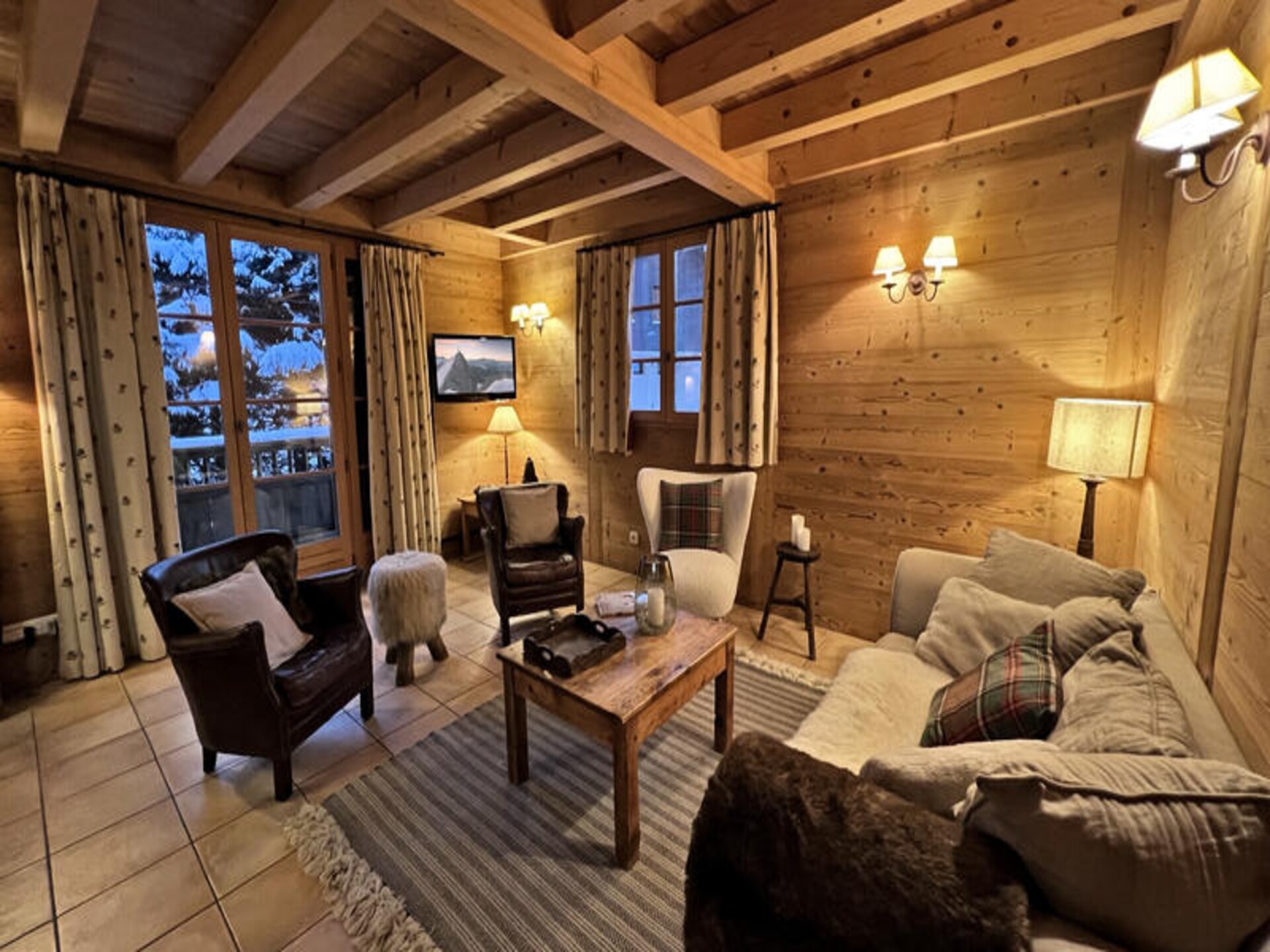 Ruim half-chalet voor 8 personen met bergzicht nabij de pistes van La Clusaz - foto 1