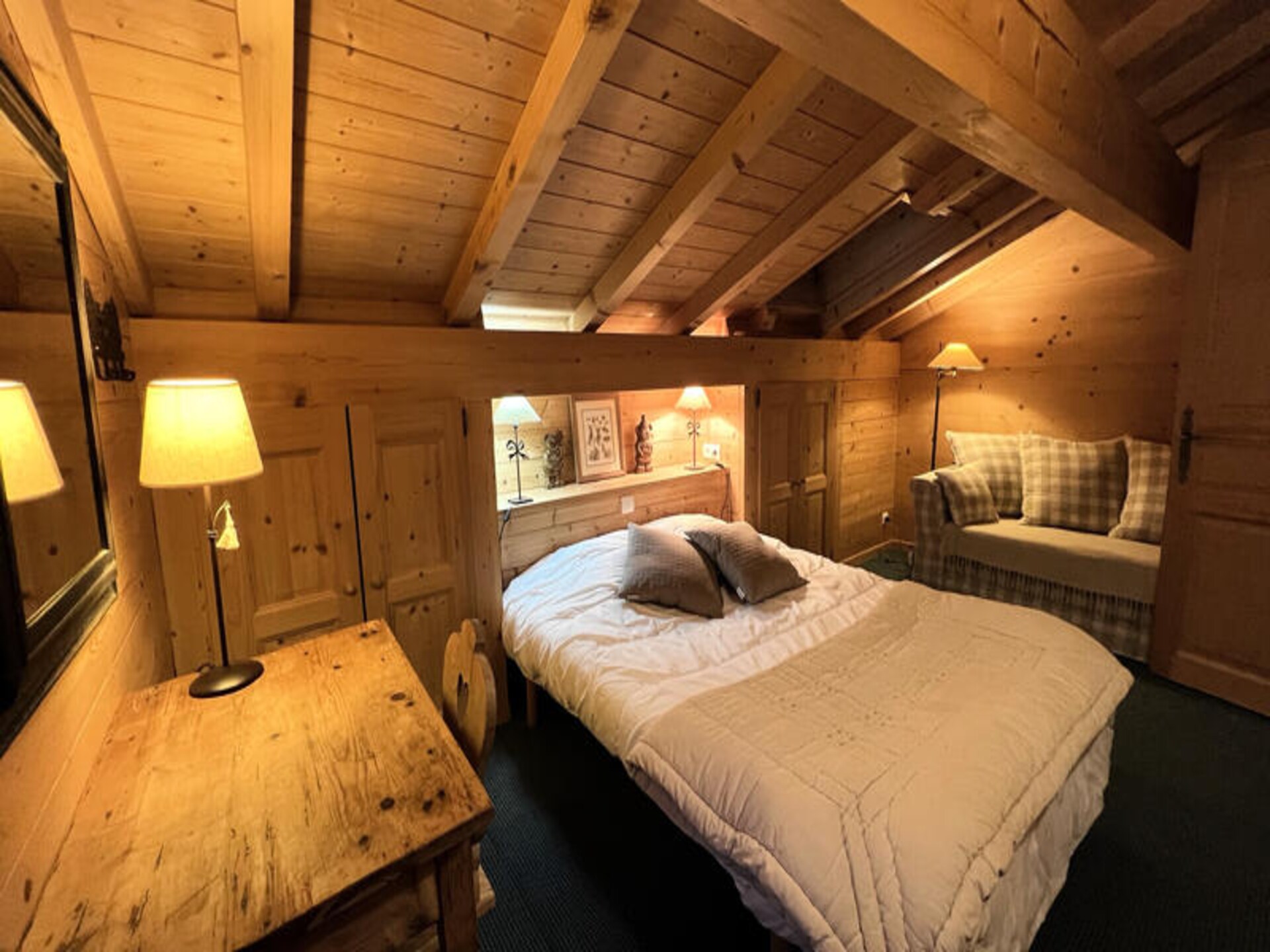 Ruim half-chalet voor 8 personen met bergzicht nabij de pistes van La Clusaz - foto 17