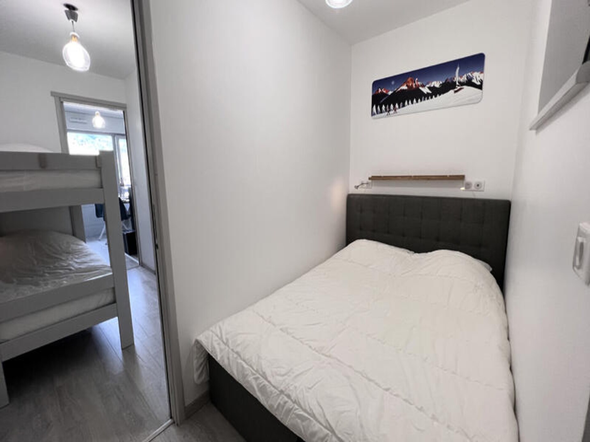 Compact appartement op 750m van de pistes met uitzicht op de Aravis - foto 7