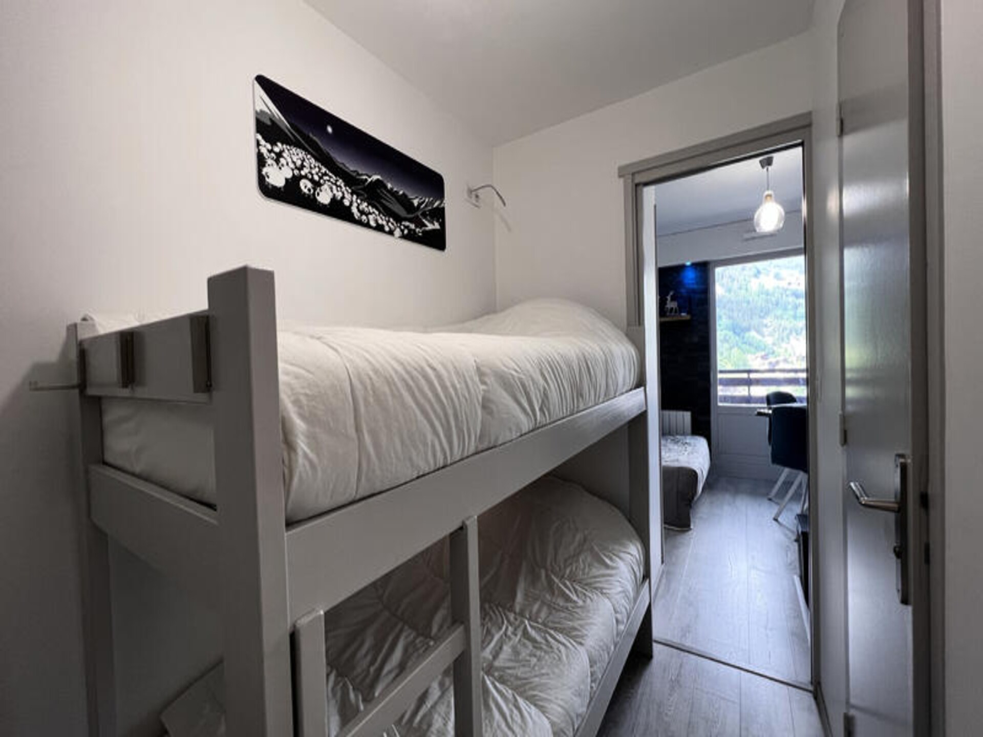 Compact appartement op 750m van de pistes met uitzicht op de Aravis - foto 8