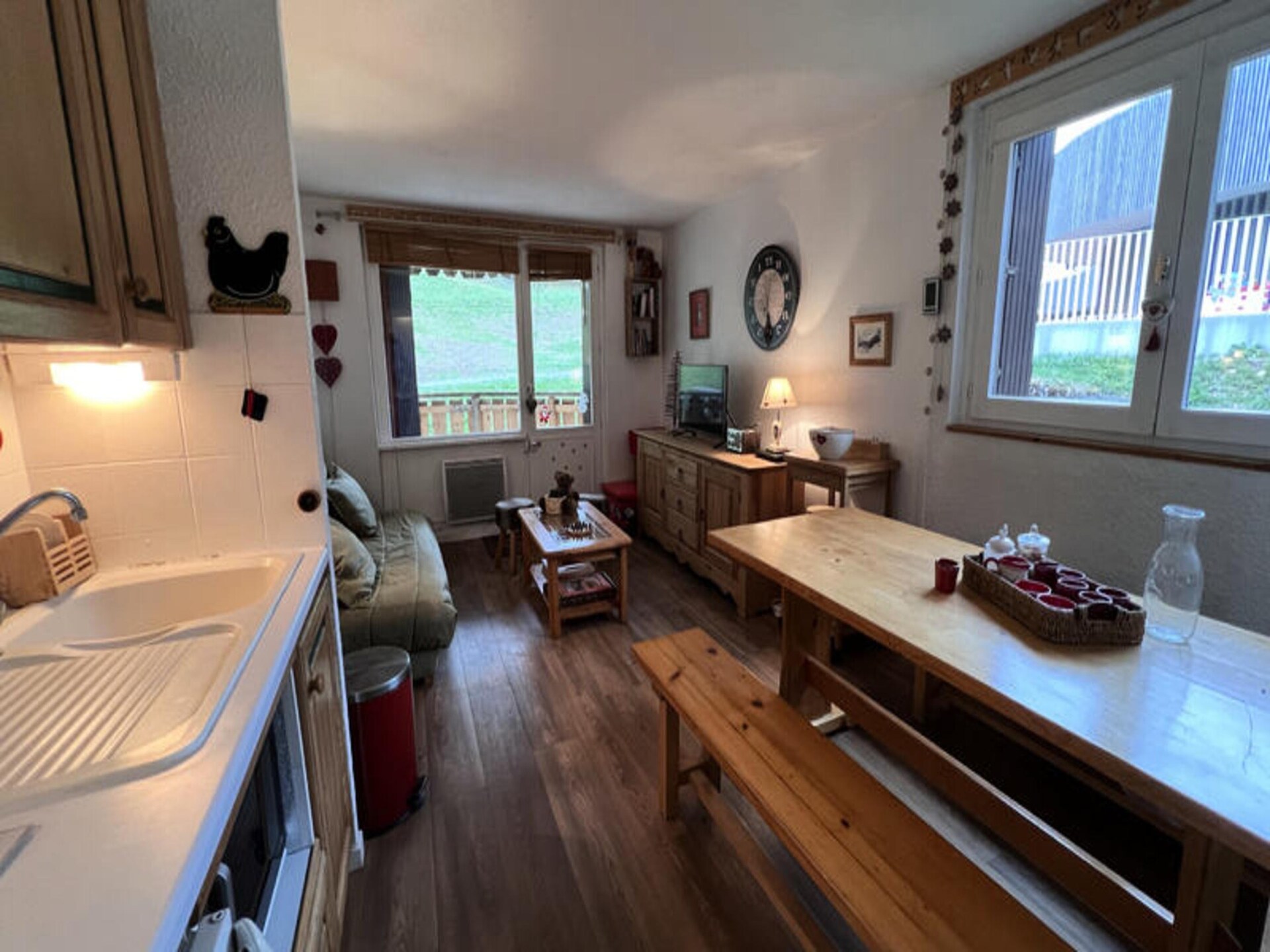 Knus appartement in hartje La Clusaz met skibox en zuidoost-balkon - foto 7