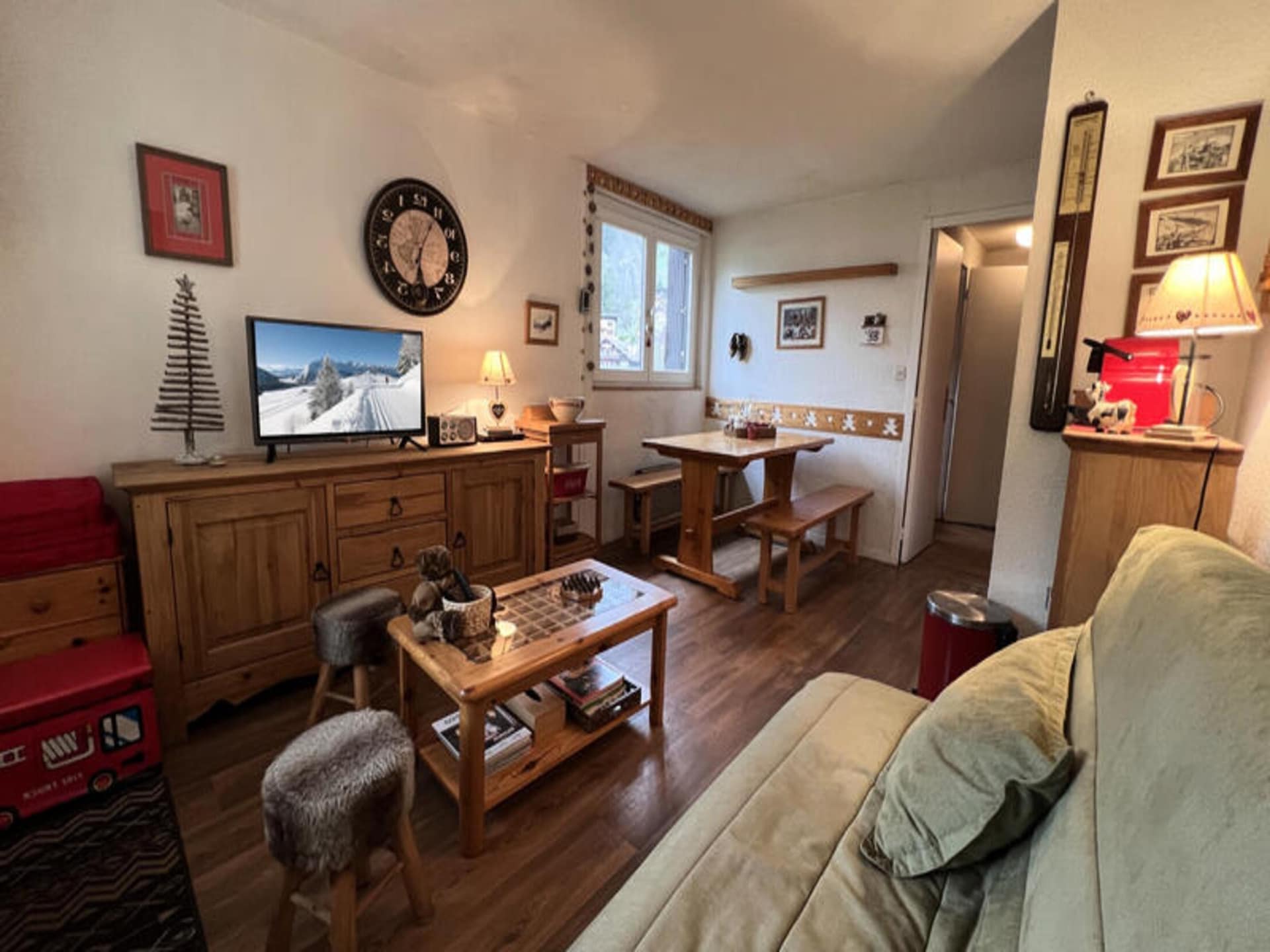 Knus appartement in hartje La Clusaz met skibox en zuidoost-balkon - foto 8