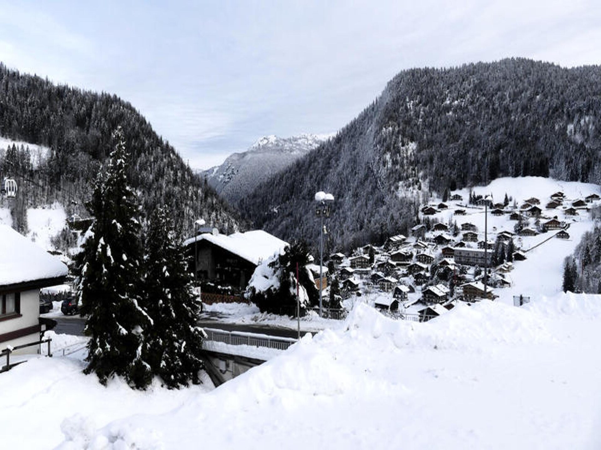 Ski-in ski-out appartement La Clusaz met bergzicht voor 6 personen - foto 1