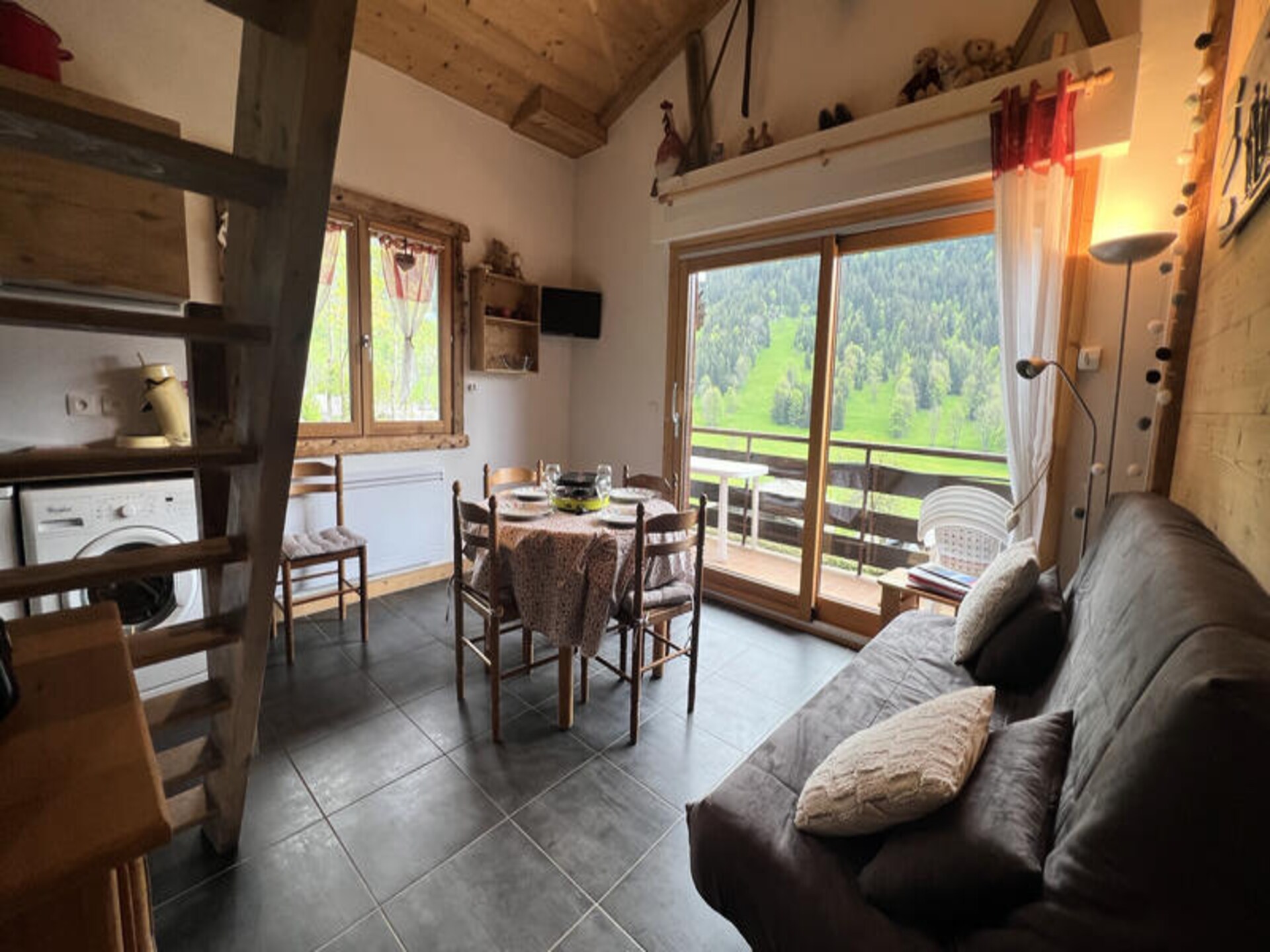 Knus appartement voor 5 personen op 200m van de piste in La Clusaz - foto 1