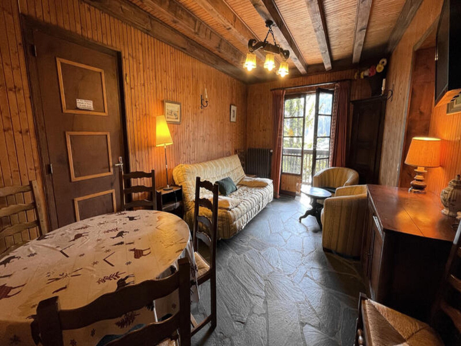 Rustiek appartement voor 6 personen met balkon, vlakbij de skipistes van La Clusaz - foto 12