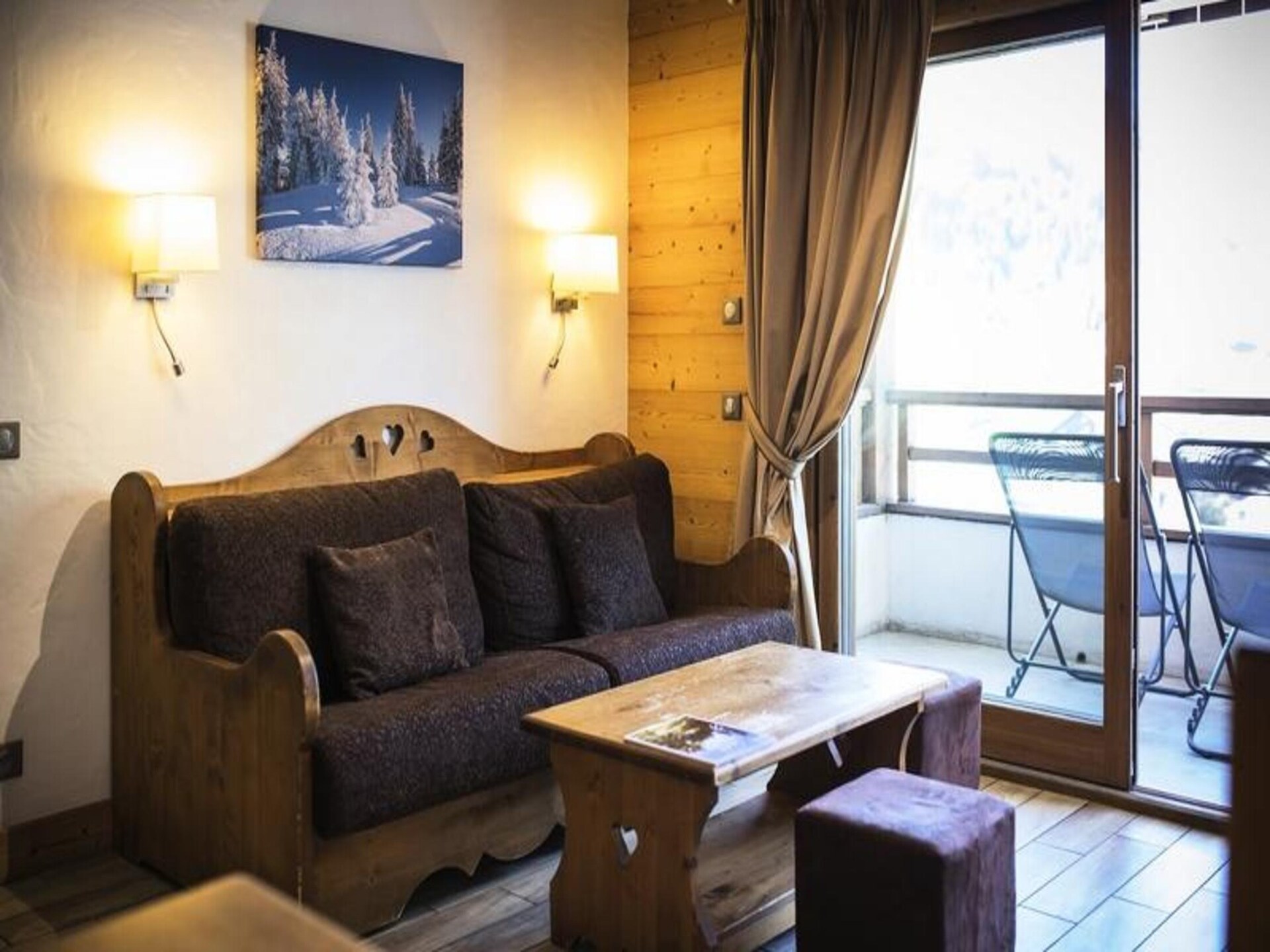 Authentiek chaletappartement in La Clusaz met zwembad, sauna en zicht op de Aravis - foto 11