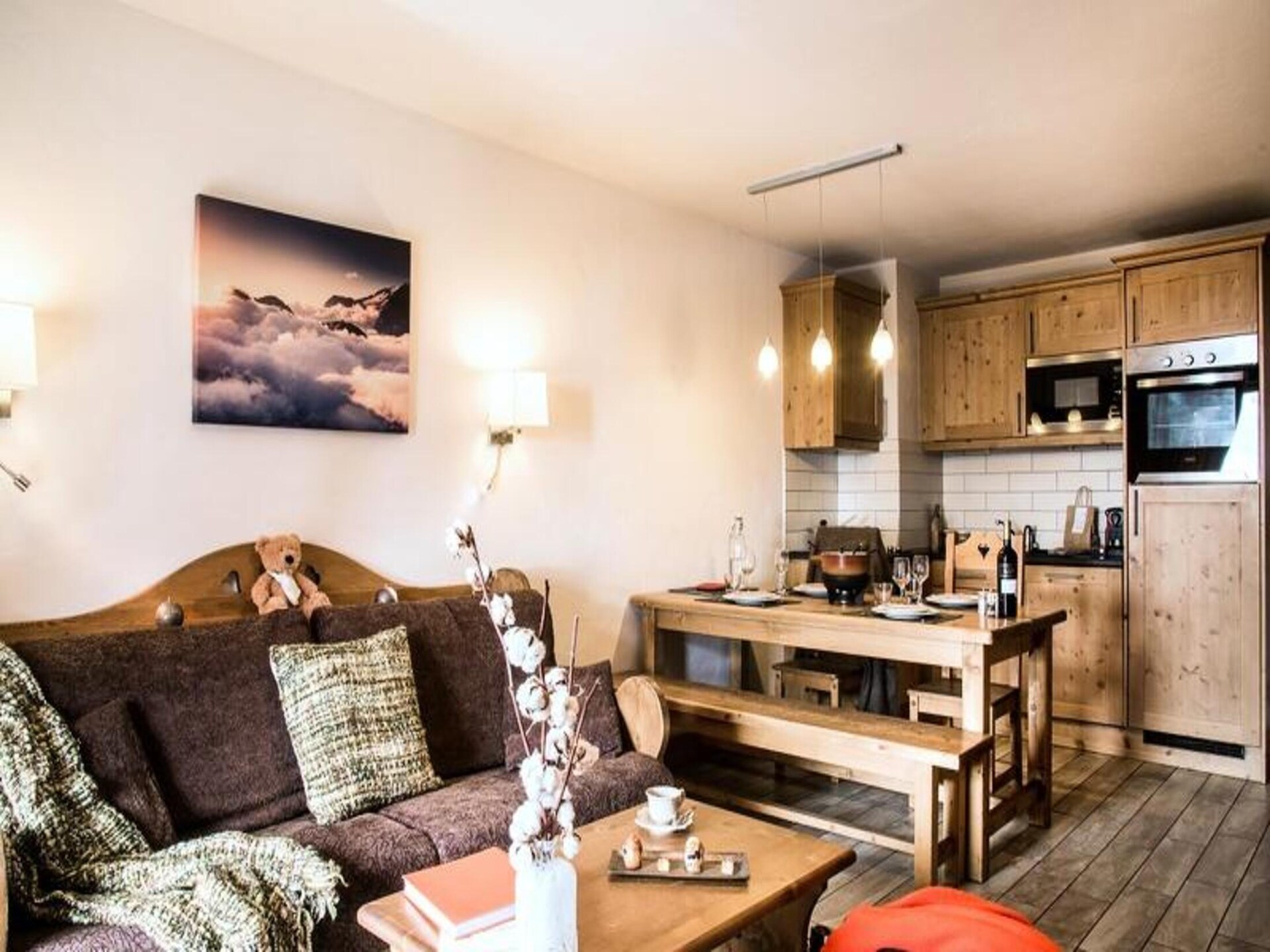 Appartement La Clusaz met balkon, wellness & uitzicht op de Aravis - foto 3
