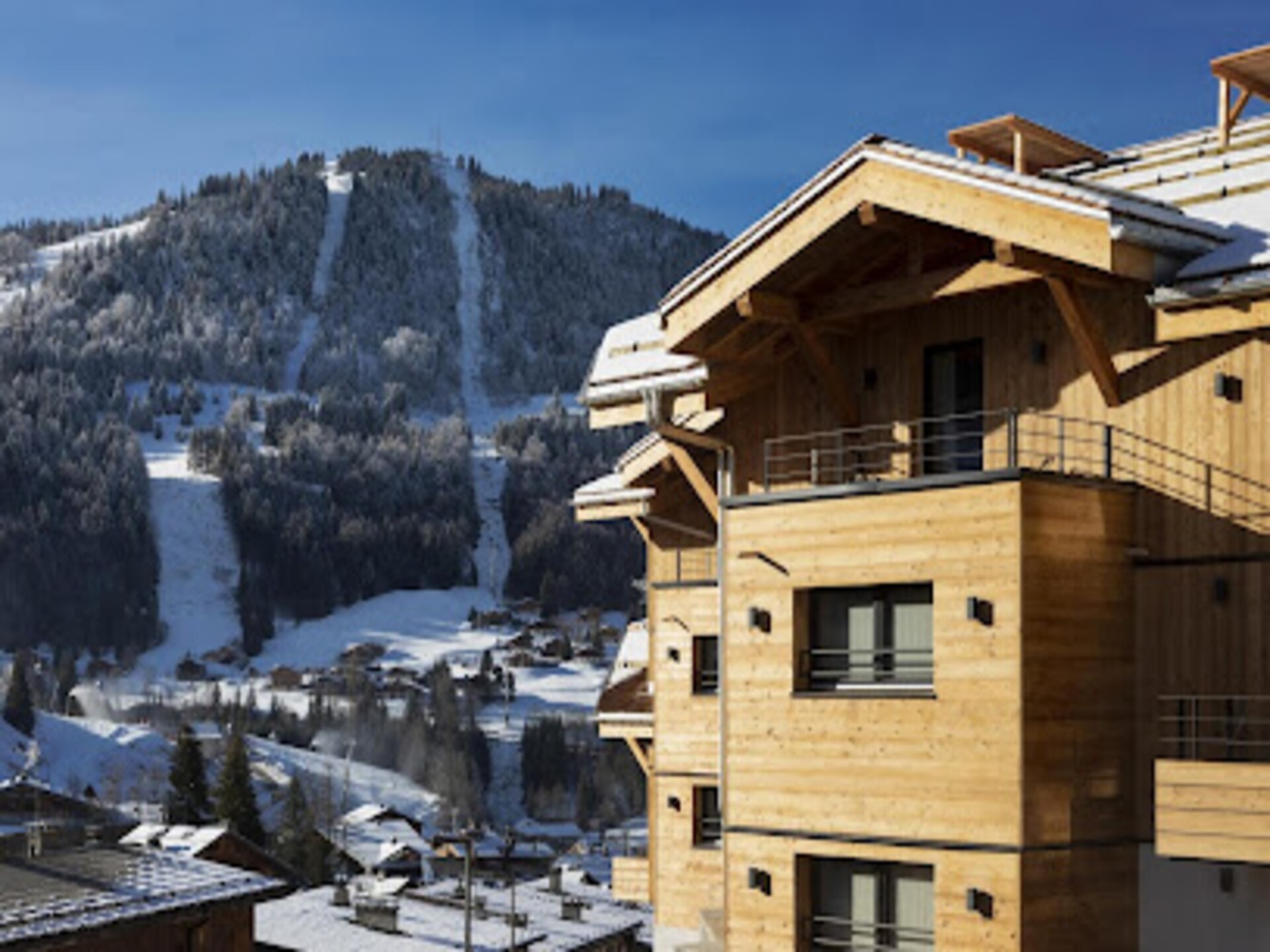 Appartement La Clusaz: 6 pers, wellness, uitzicht Aravis - foto 10