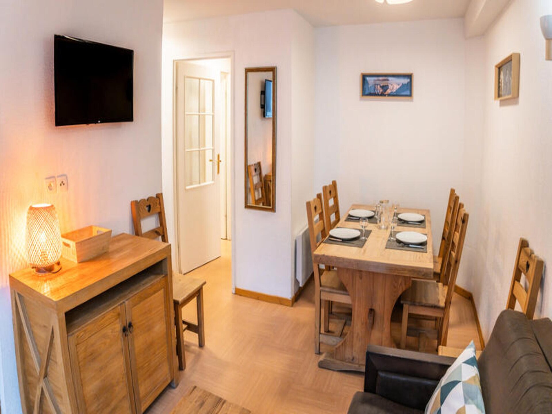 Appartement 6p aan de piste in Les Orres met toegang tot zwembad - foto 15