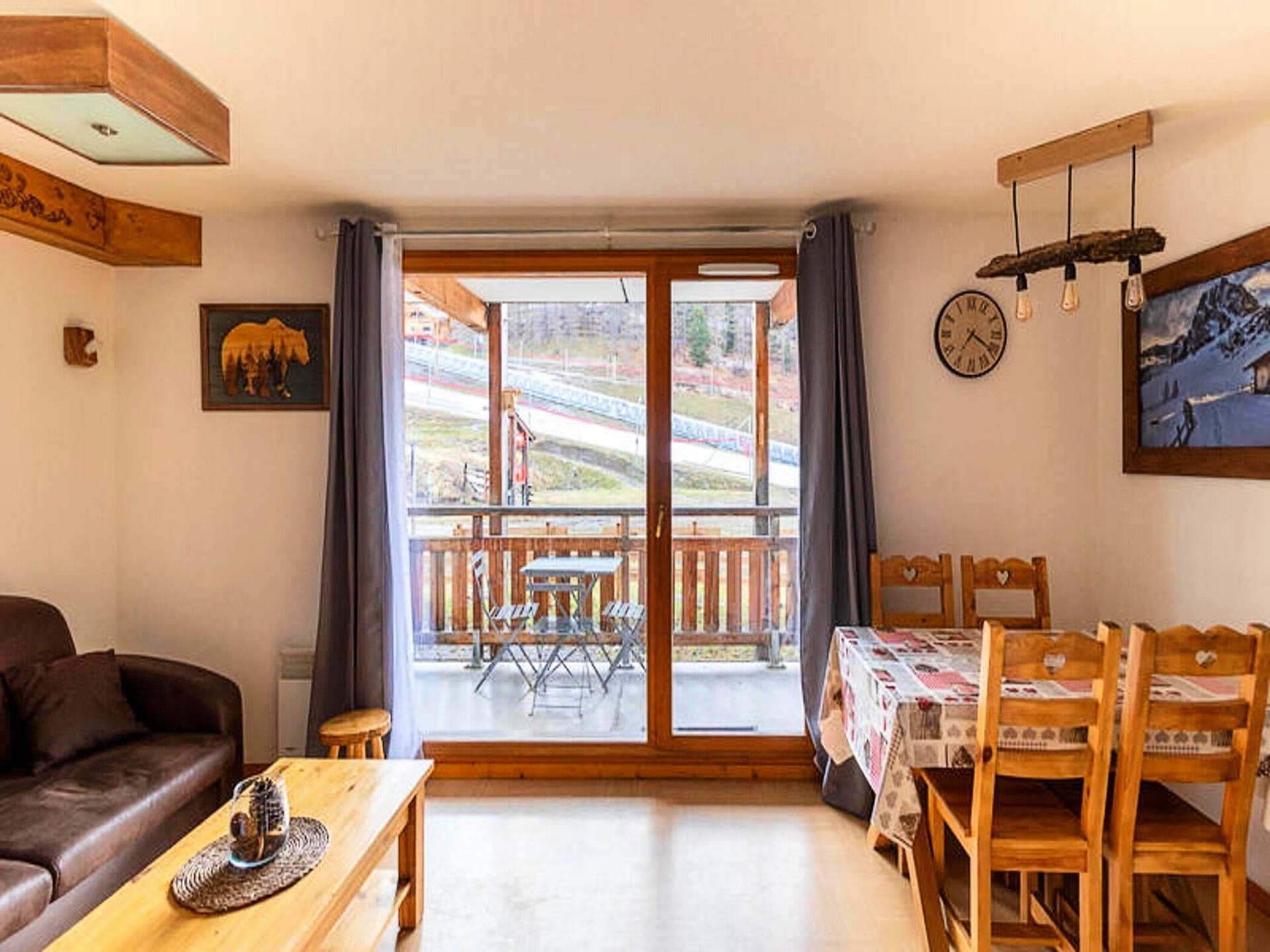 Studio-appartement in hartje Les Orres met uitzicht op de pistes - foto 2
