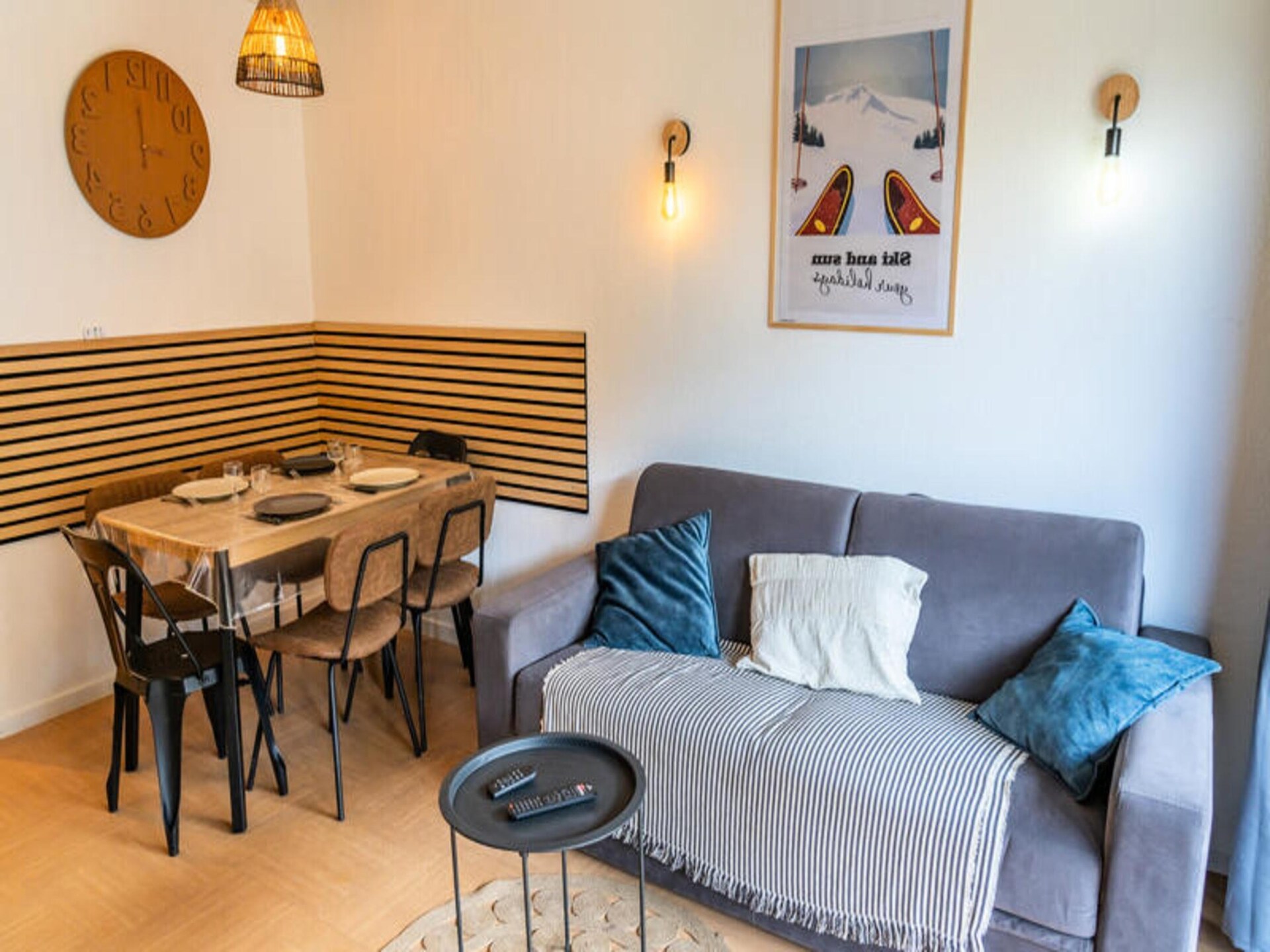 Knus appartement op de piste in Les Orres 1800 met zwembad en balkon - foto 3