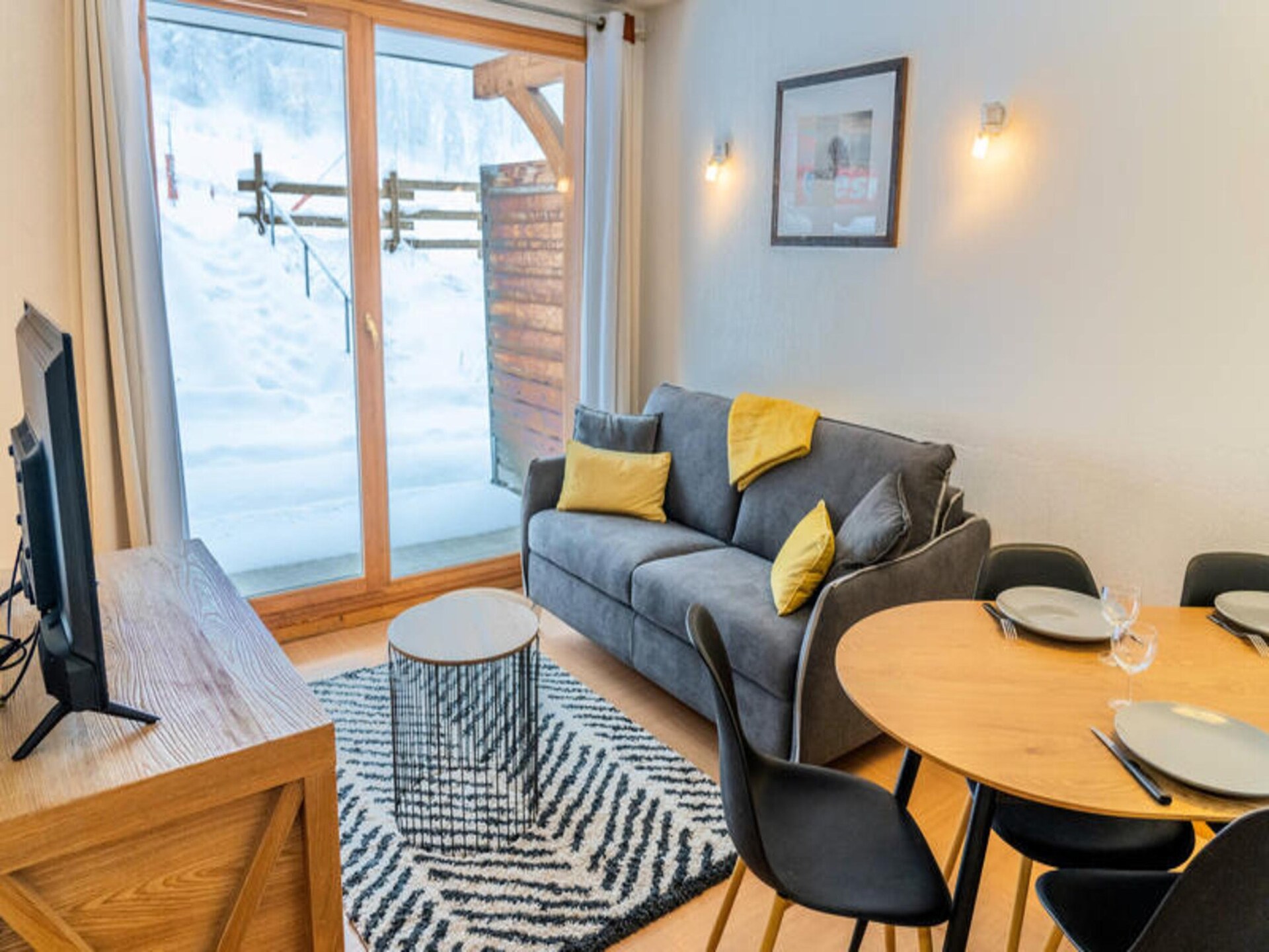 Appartement 6p in Les Orres 1800 met zwembad, direct aan de piste - foto 15